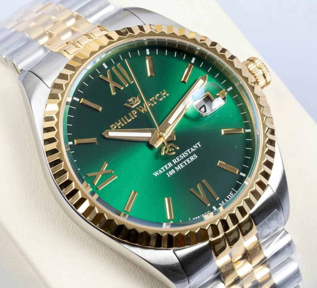 Philip Watch - Caribe Urban - Emerald Green - Swiss Made...