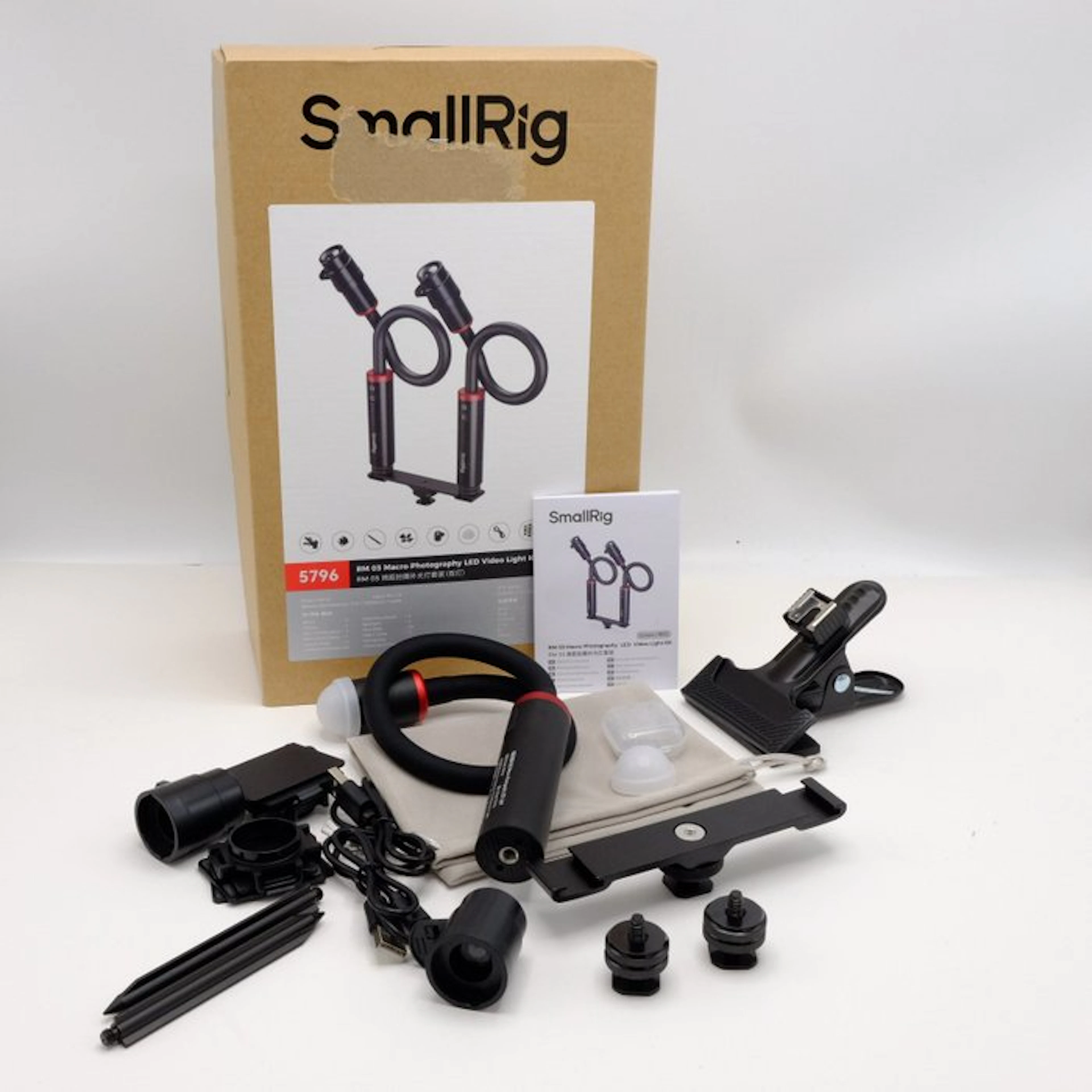 SmallRig RM 03 Macrofotografie LED-videolampkit (1 lamp! ) 5796 (9137) Flash