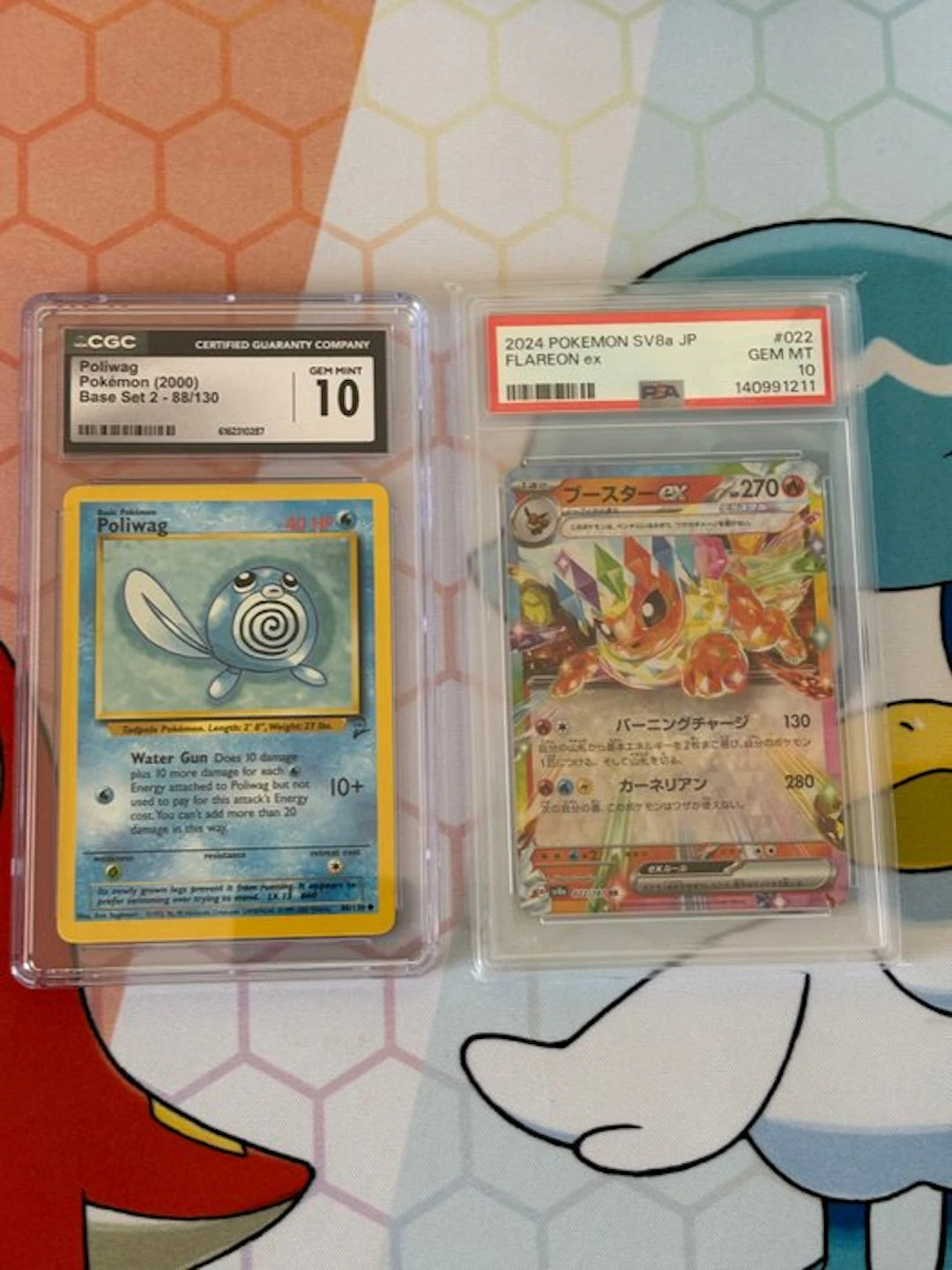 Pokémon - 2 Graded card - Poliwag
