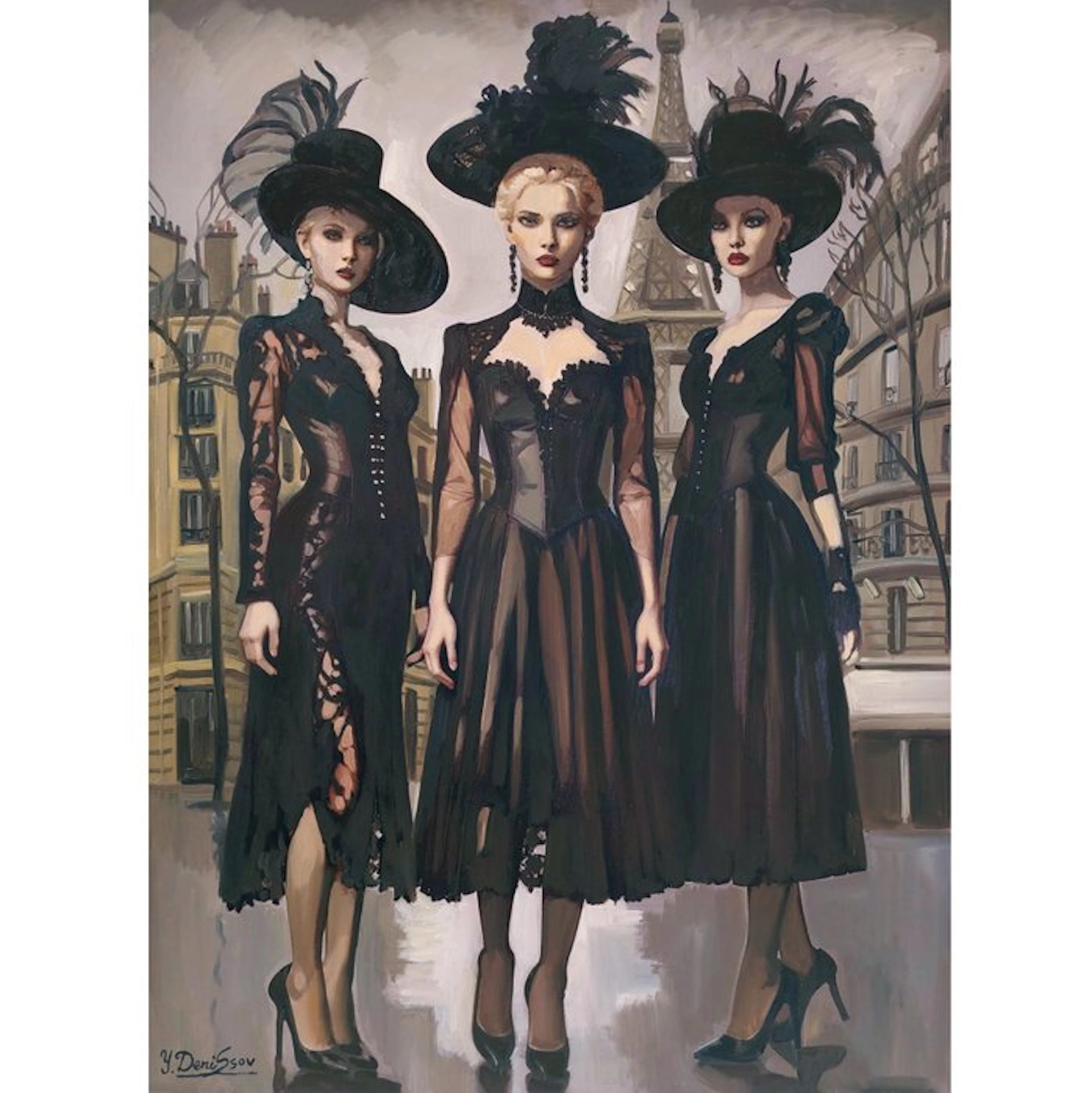 Yuri Denissov - Elegant Parisian Ladies