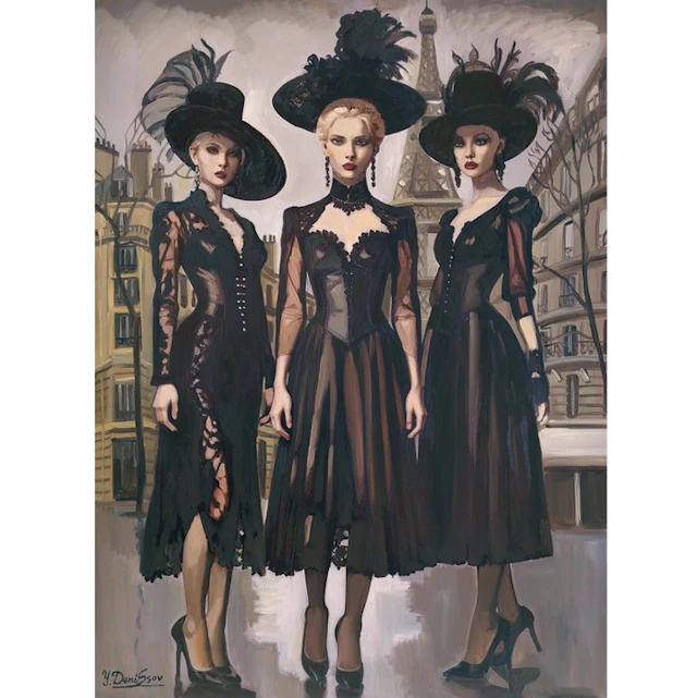 Yuri Denissov - Elegant Parisian Ladies
