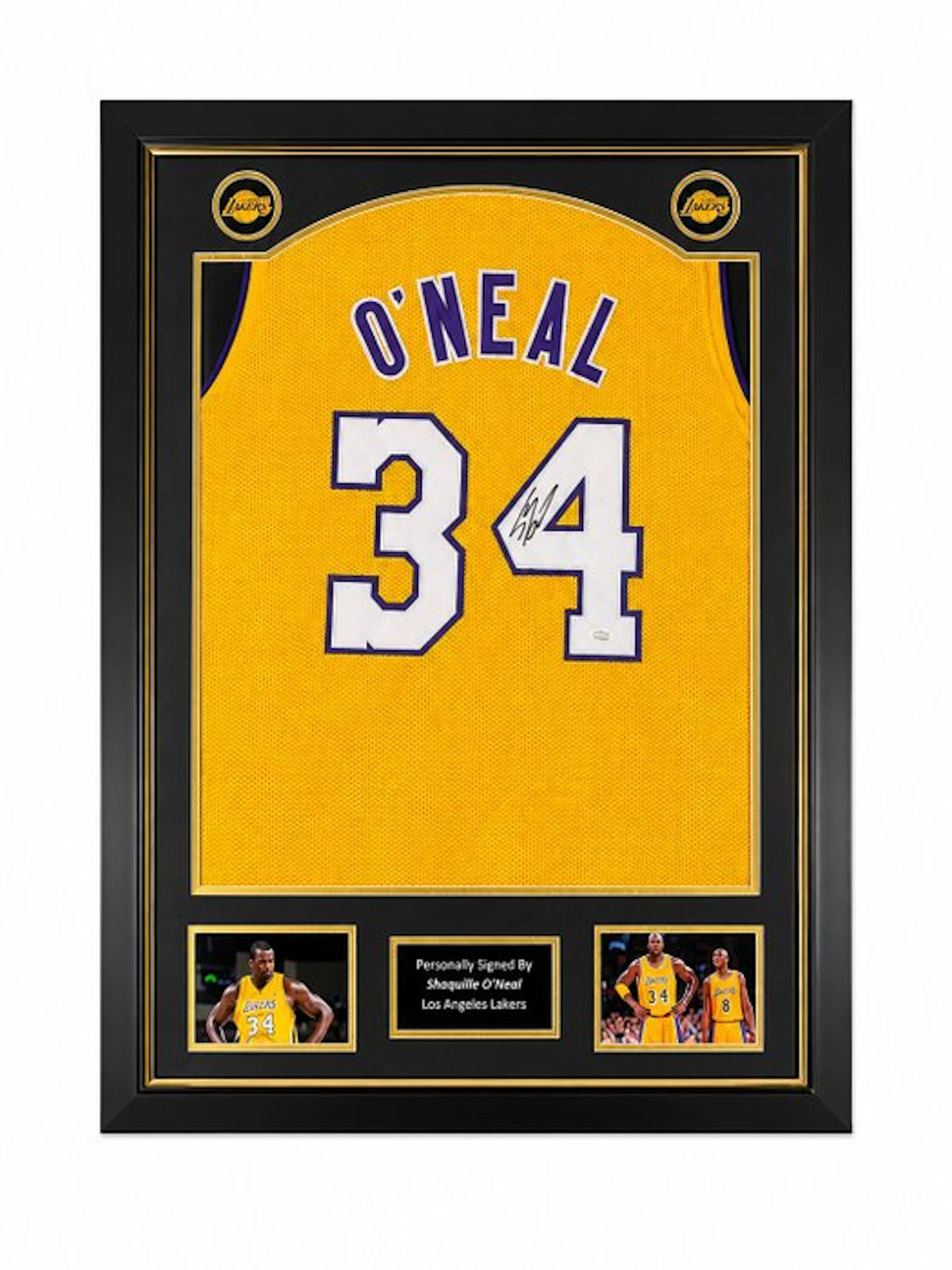 Los Angeles Lakers - Shaquille O'Neal - Custom Jersey - Premium Frame