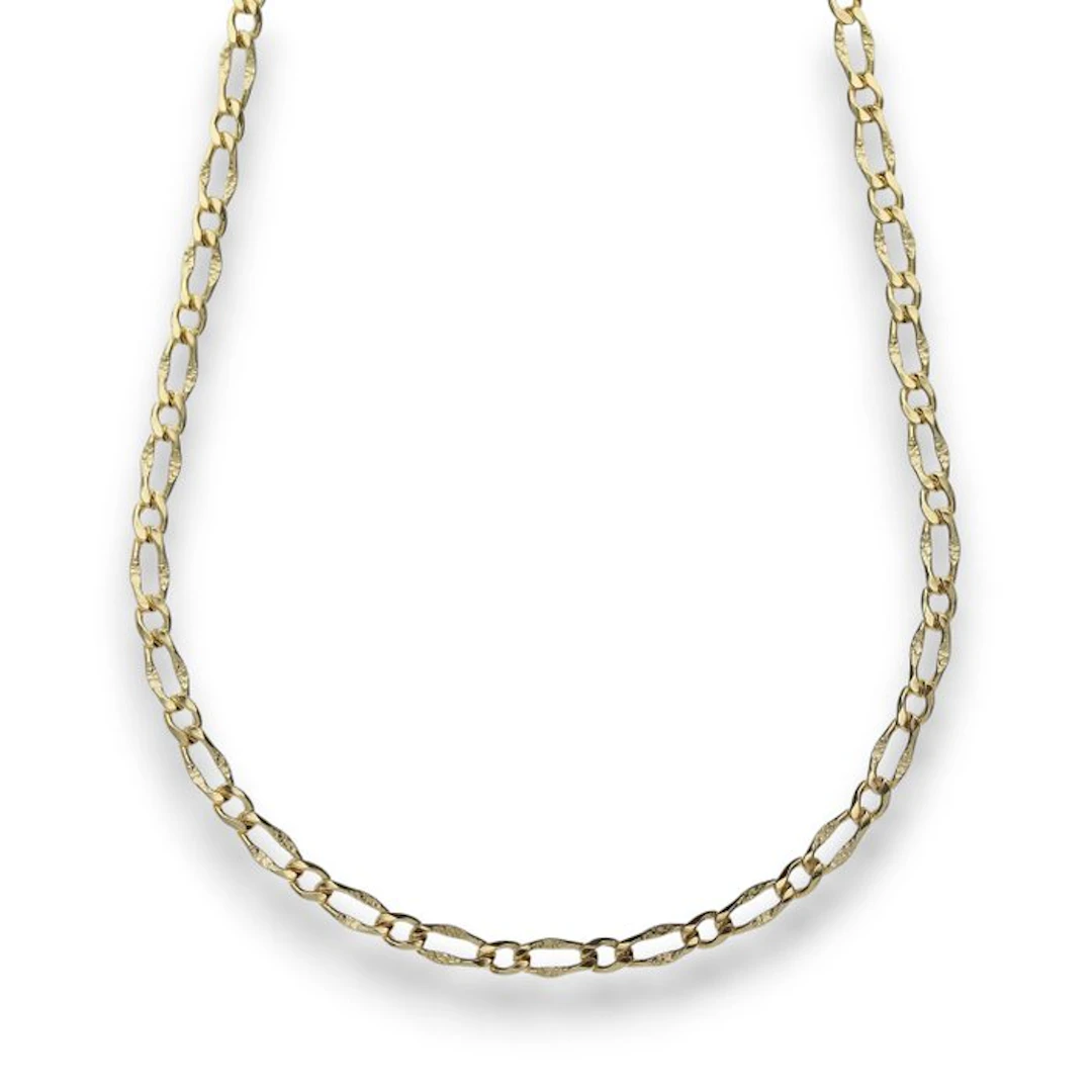 Necklace - 18 kt. Yellow gold - Flat chain 1+1 6.7 g