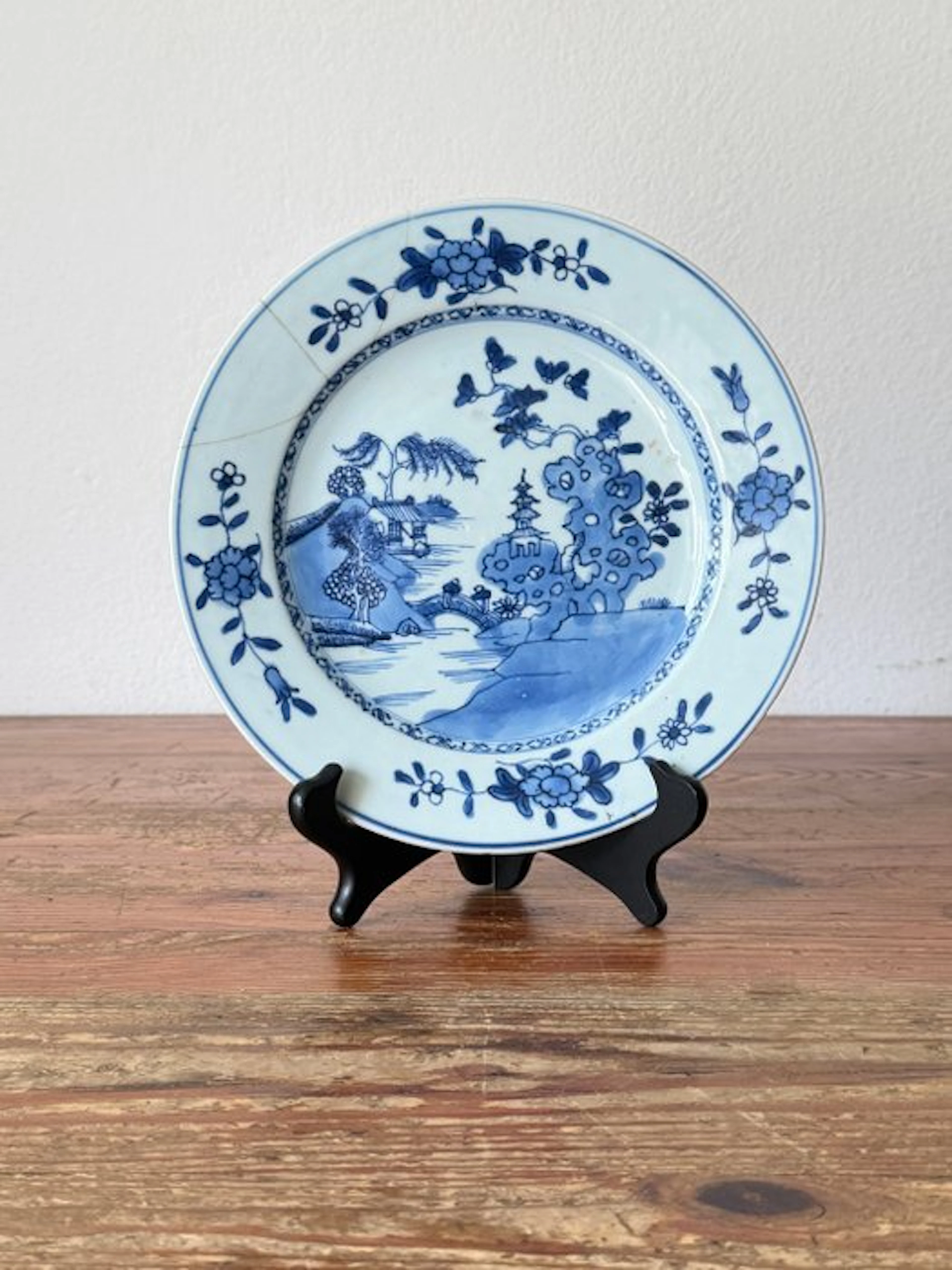 Dish - Porcelain - Decor garden landscape