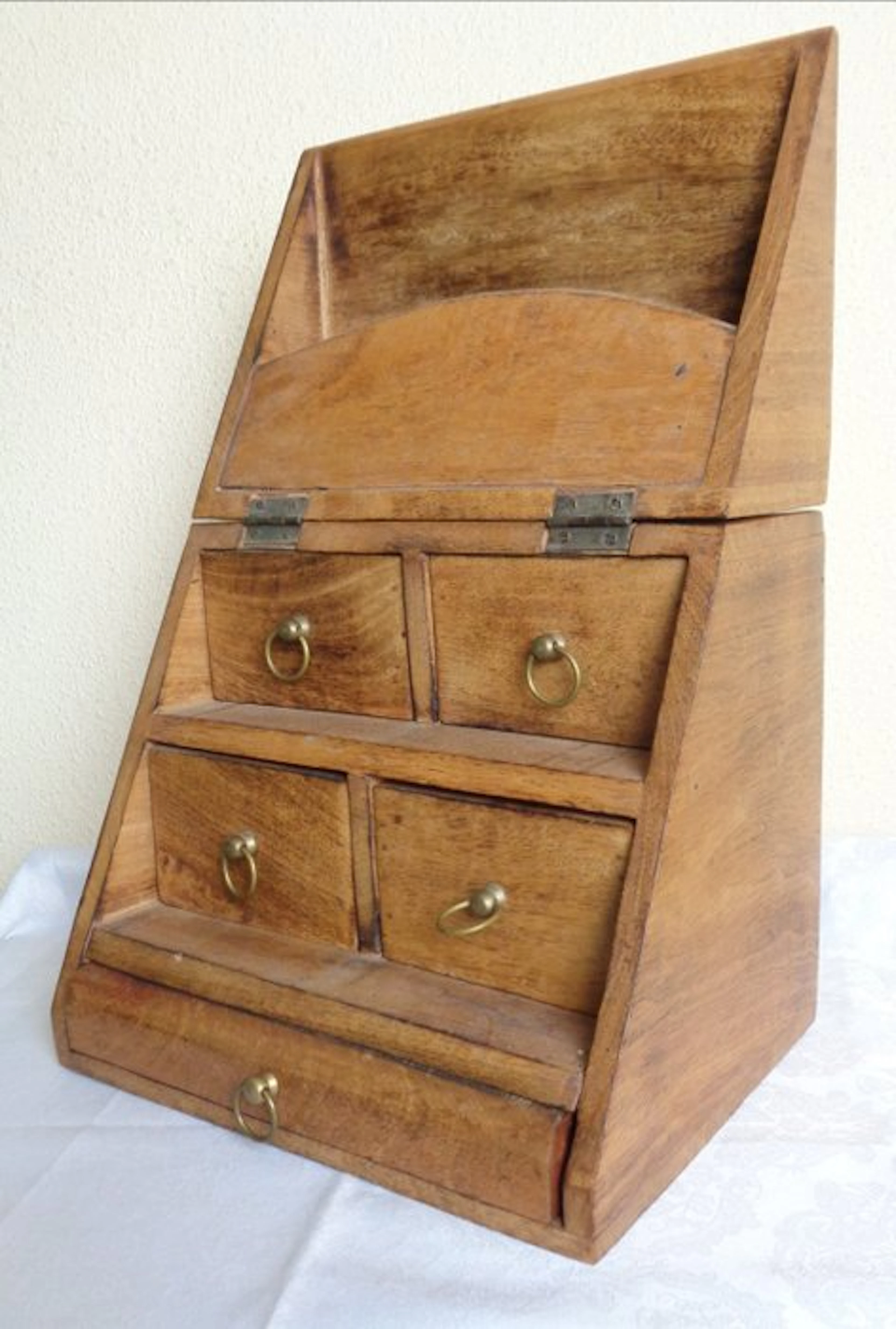 Desk set - Bureau-organizer - Wood, Copper
