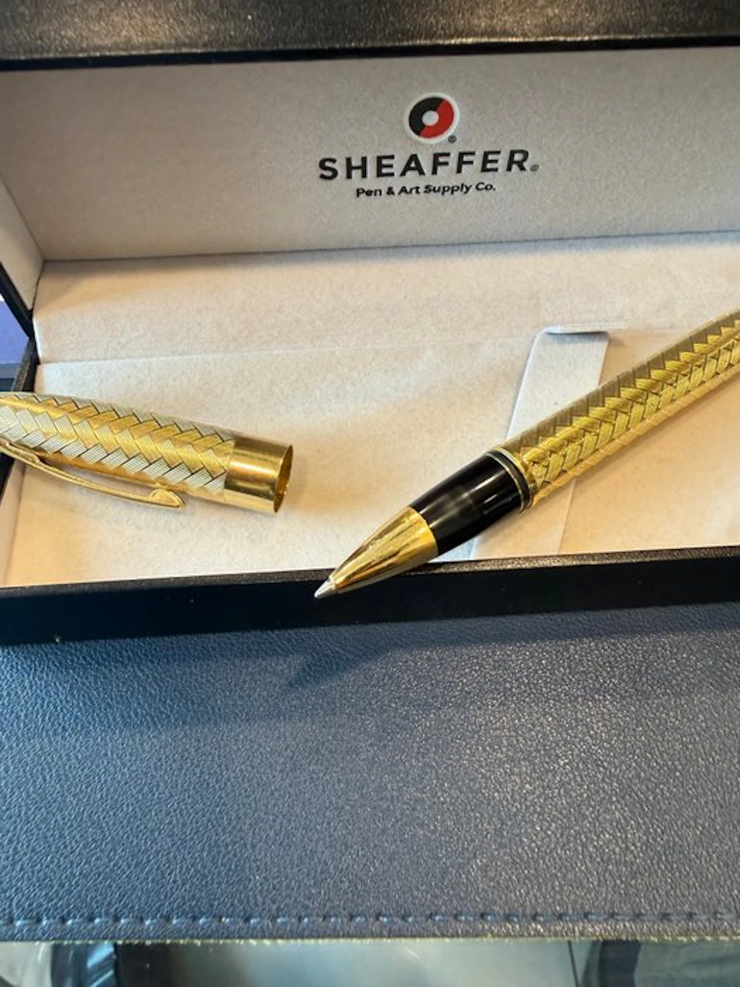 Sheaffer - Legacy basketweave - Roller ball pen