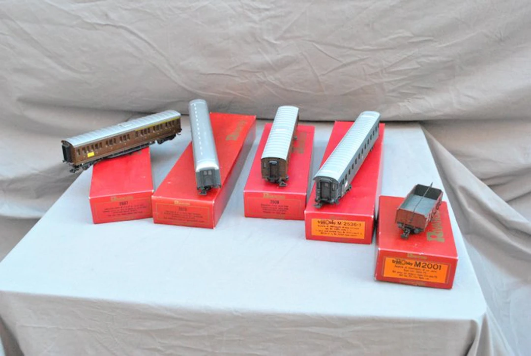 Rivarossi H0 - Model train wagon (5) - Set of 5 carriages - FS