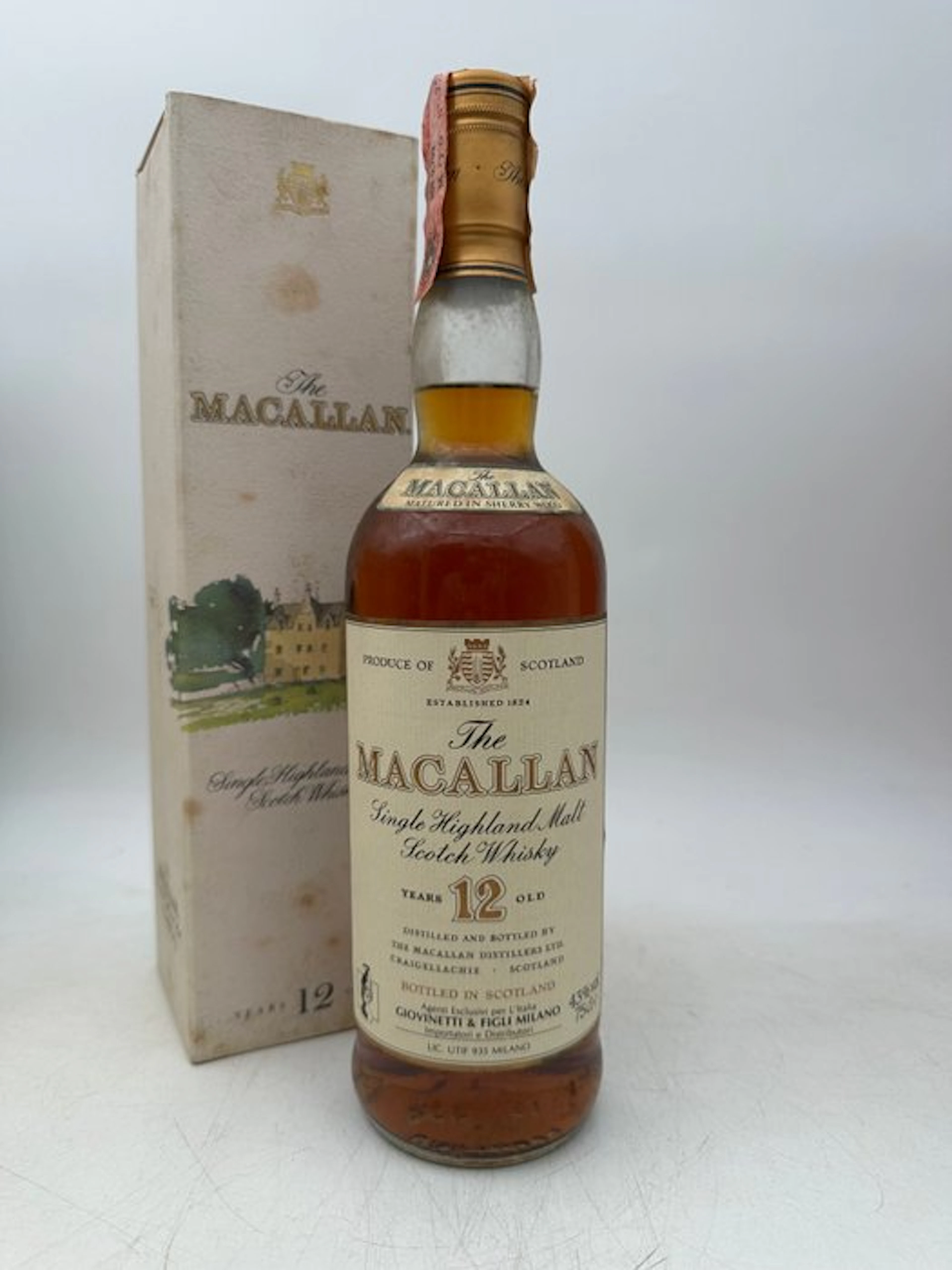 Macallan 12 years old Sherry Wood - b. 1980s - 75cl