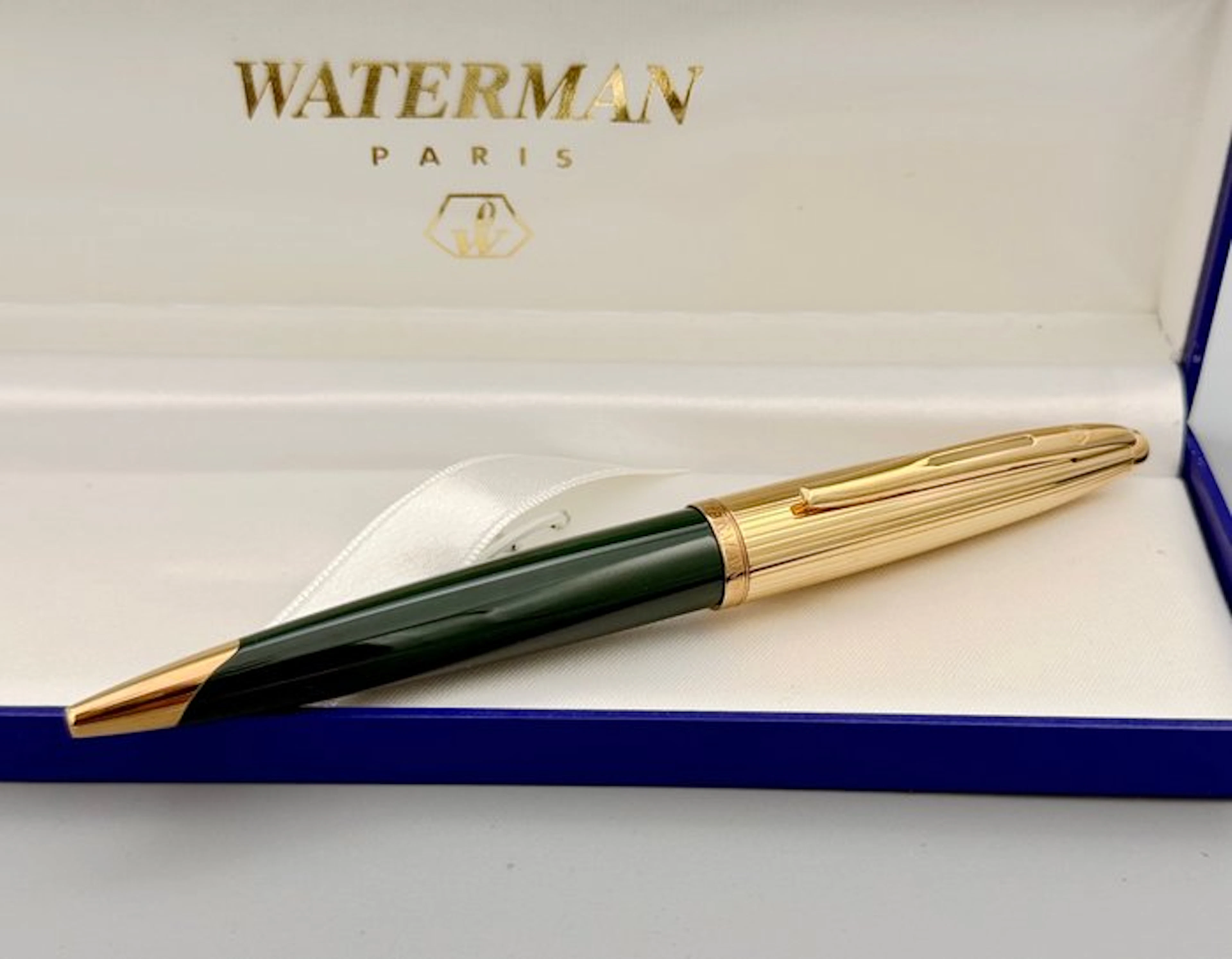 Waterman - Carène Deluxe Green - Ballpoint pen