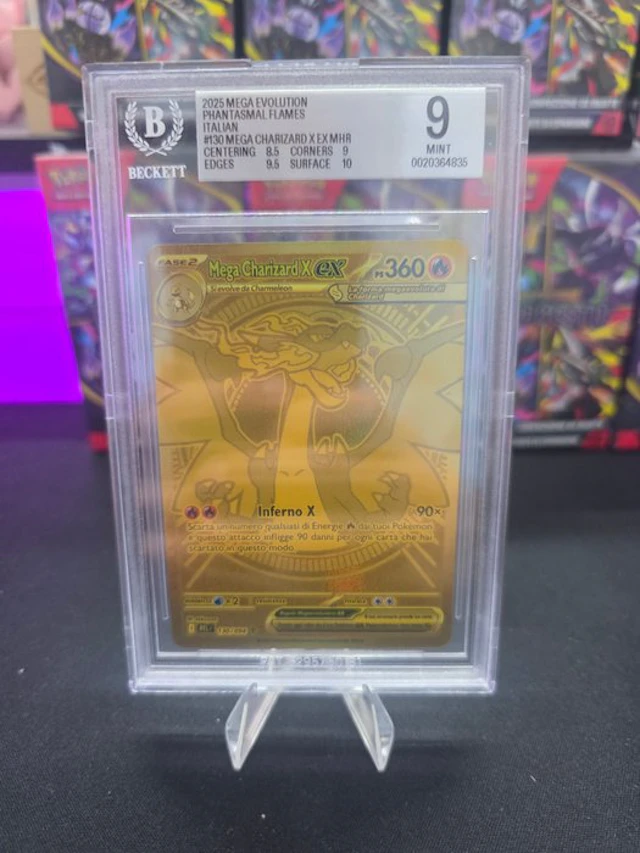 Pokémon - 1 Graded card - Charizard 130/094 Foil