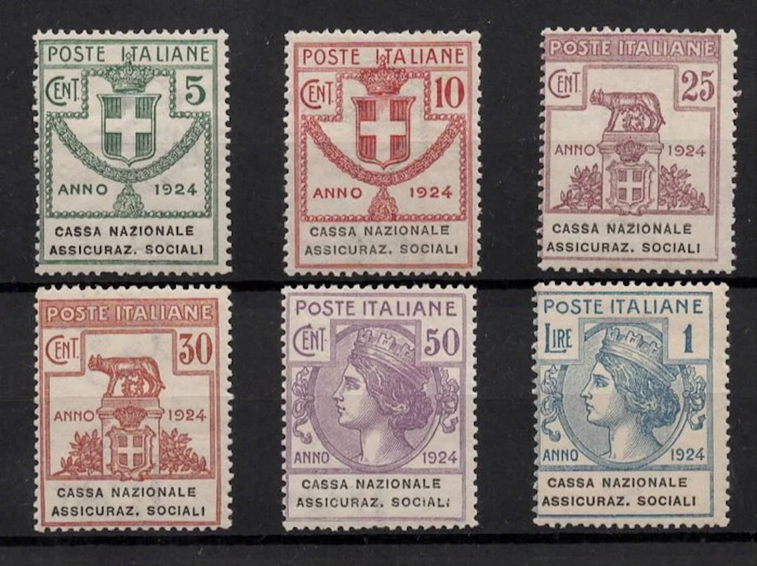 Italy Kingdom 1924 - Parastatal bodies – National Social Insurance Fund