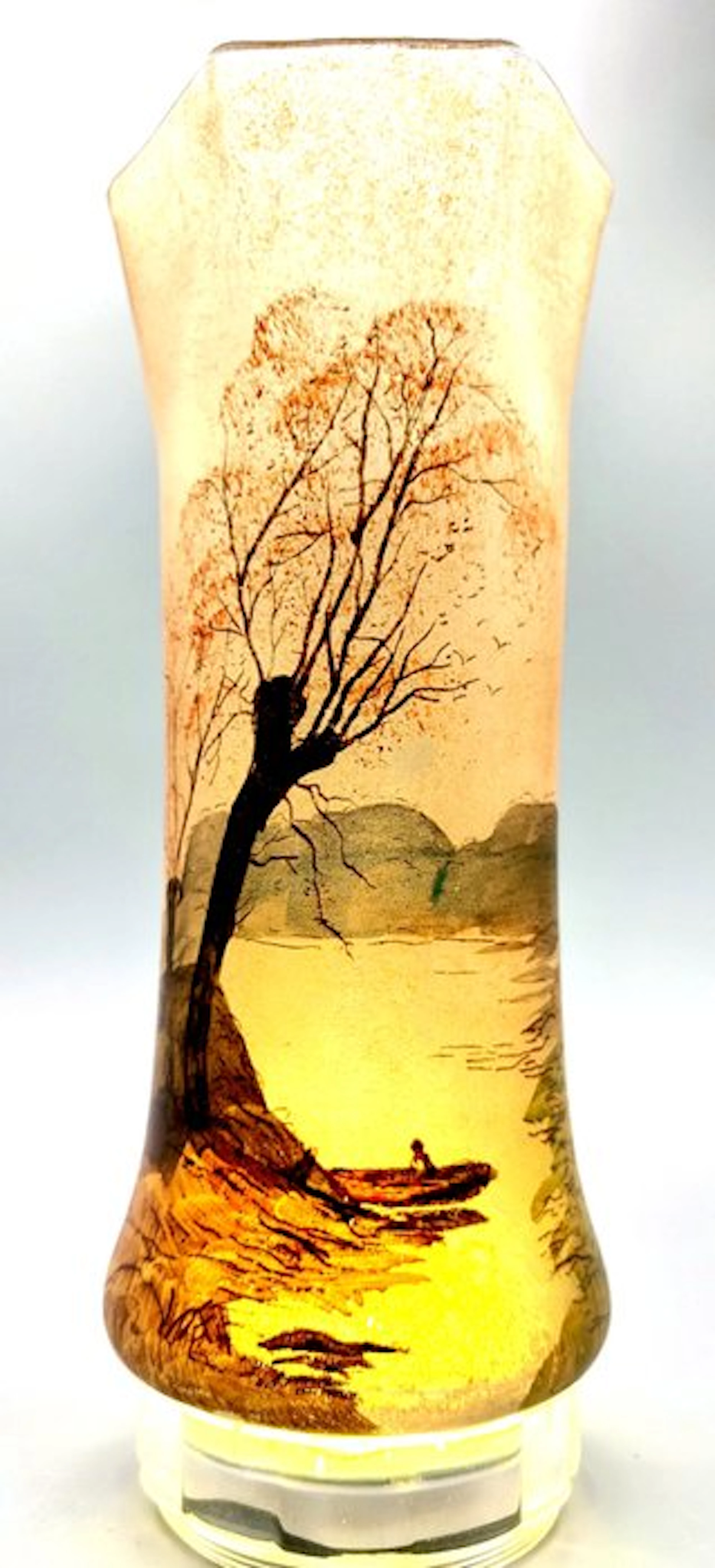 LEGRAS (1839-1916) - Vase - Rare enamel-decorated vase
