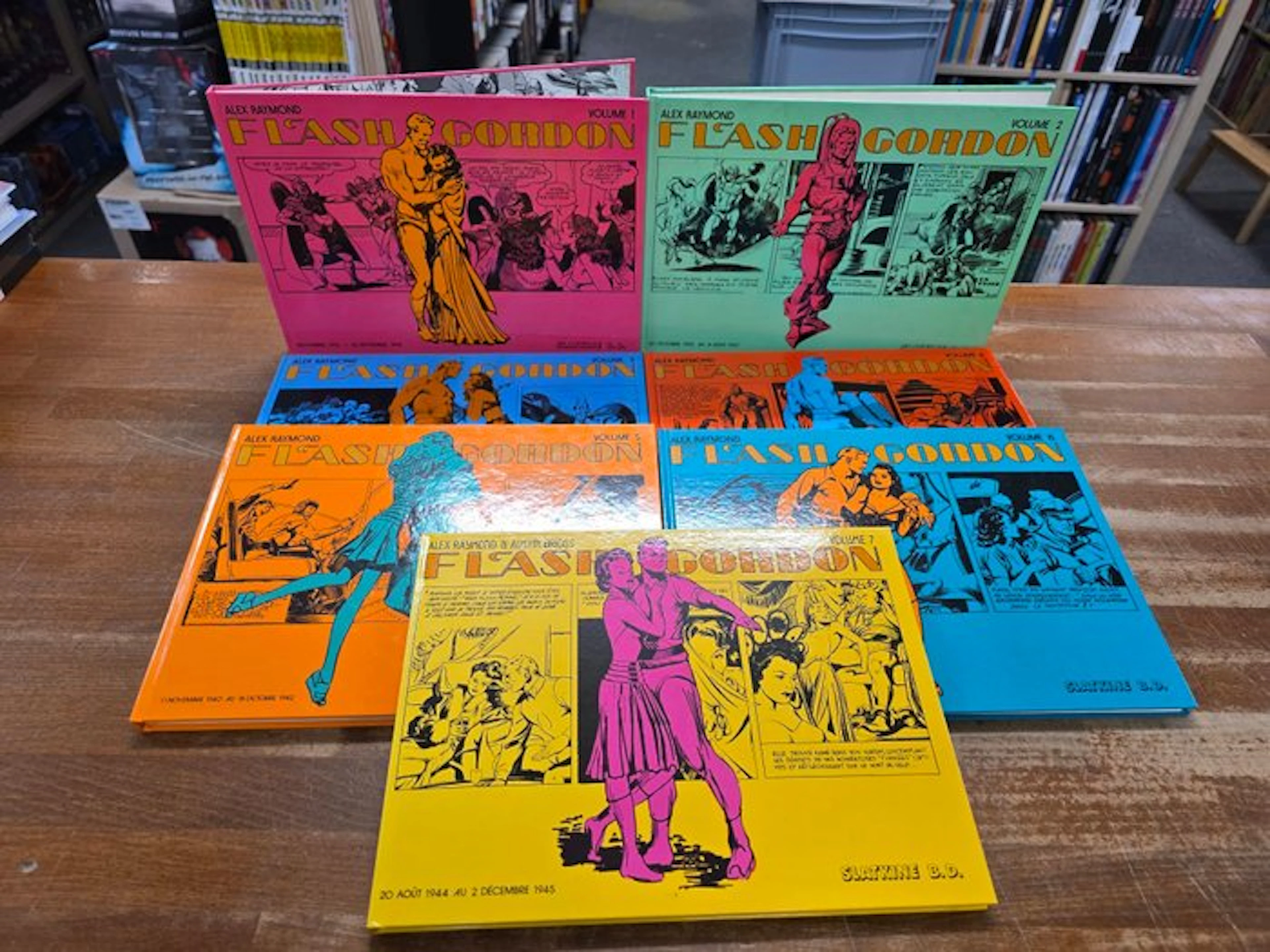 Flash Gordon T1 à T7 - 7x C - 7 Album - First edition - 1980/1982