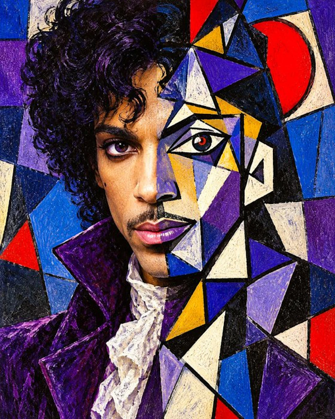 Prince 1/7 - Prince - Purple Geometry