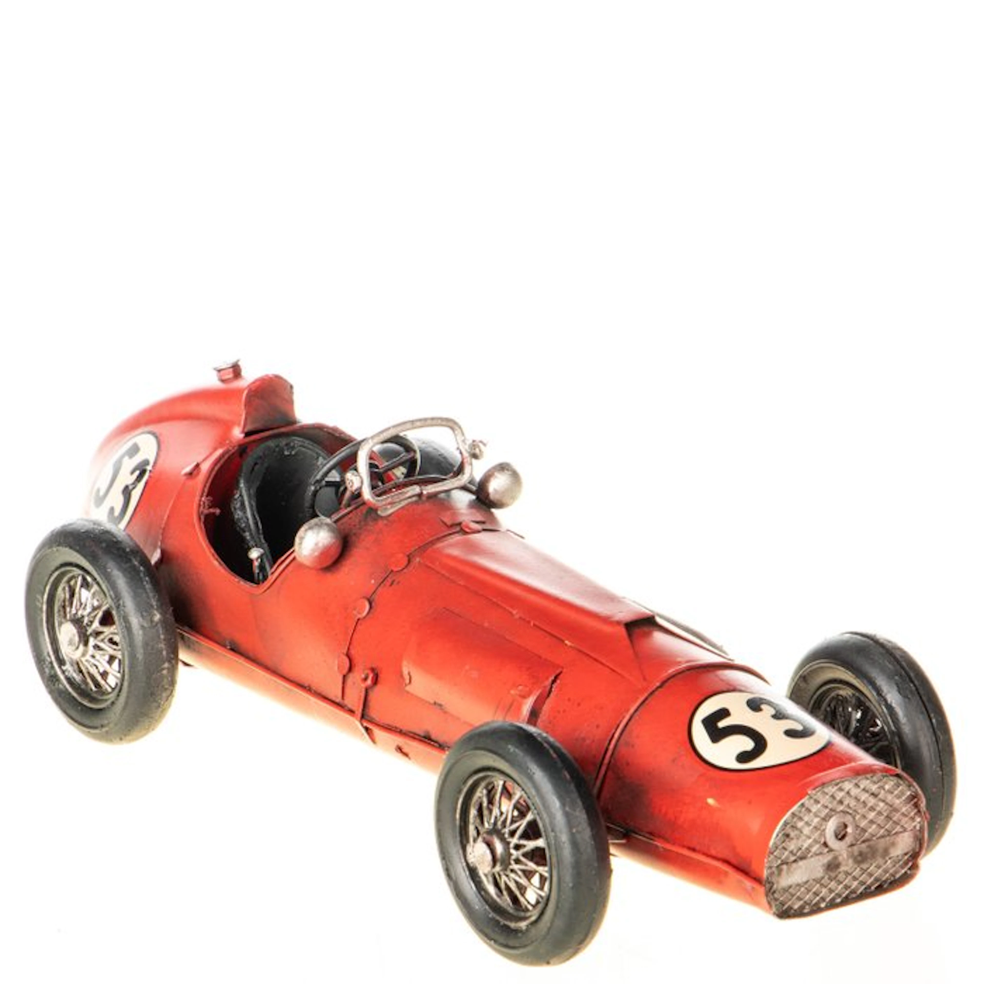 Figure - Vintage style race wagon - Metal