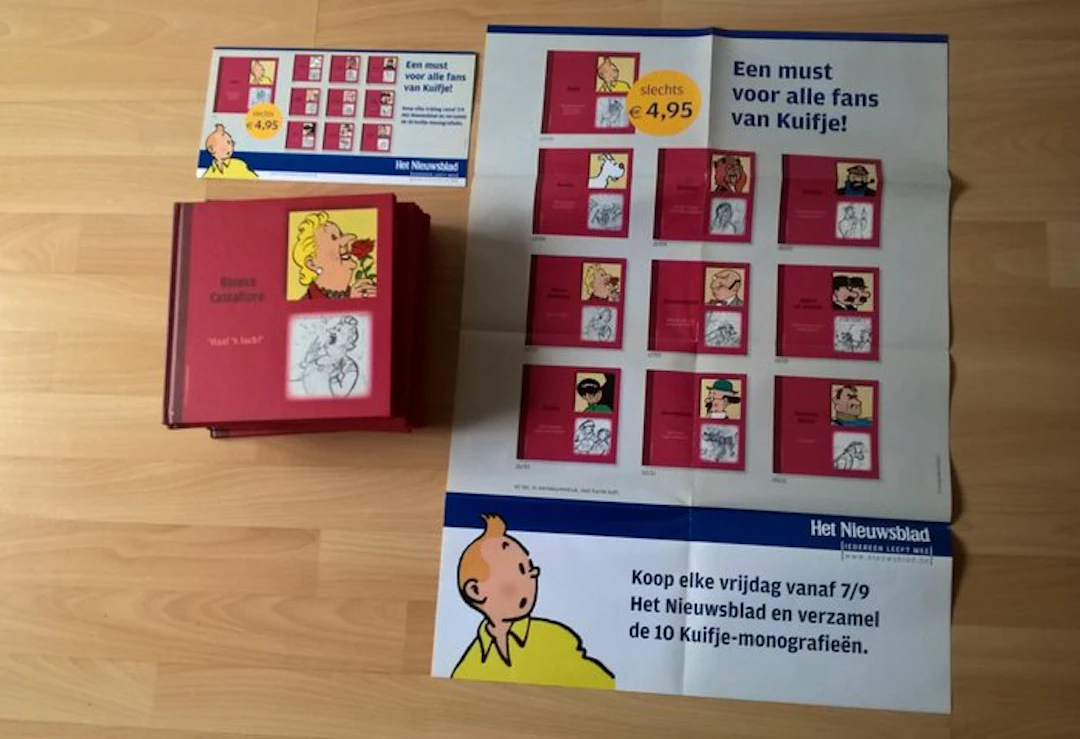Boekjes Tintin-personages - 10 Album - First Belgian edition - 2007