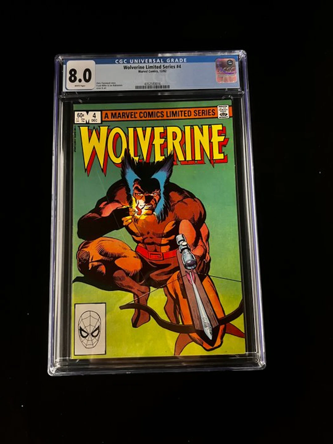 Wolverine Limited Series #4 - 1 Graded comic - First edition - 1982 - CGC 8