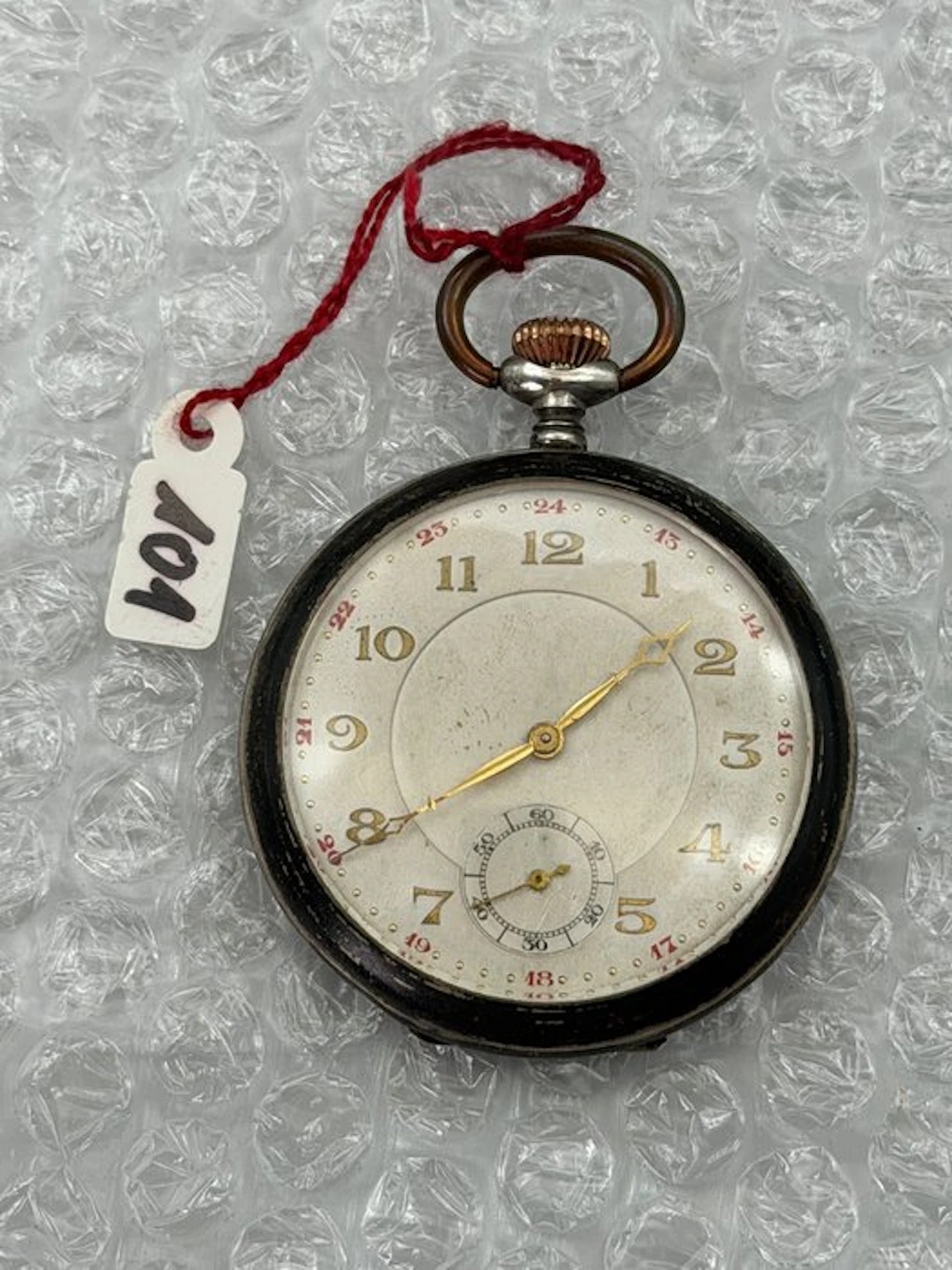 Antique - Silver Pocket Watch – 800 Silver – Art Deco /...