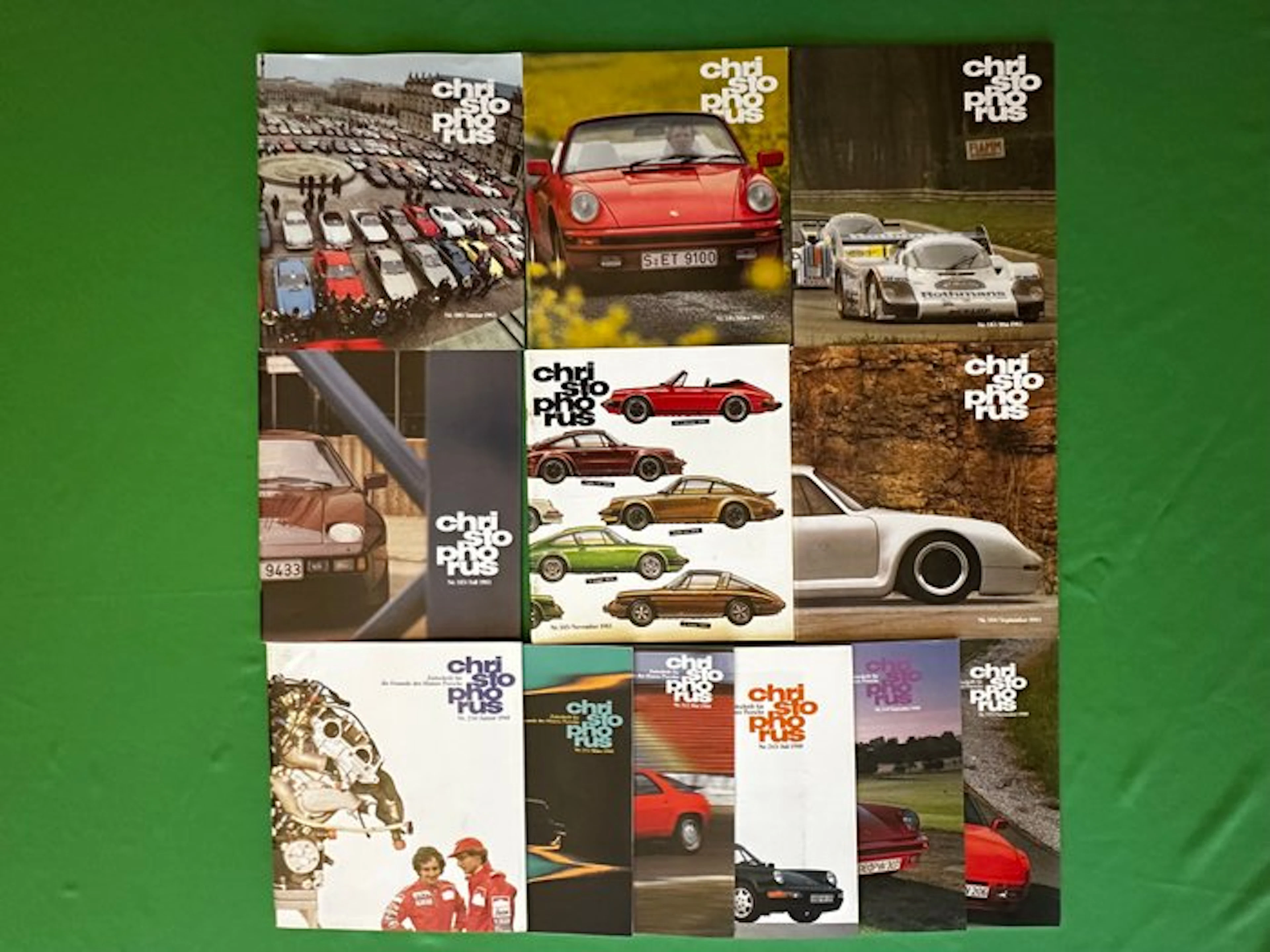 Magazines - Porsche - Christophorus year volumes 1983 & 1988