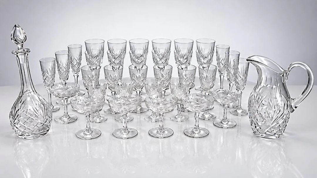 Saint-Louis - Drinking service (37) - Chantilly - Crystal...