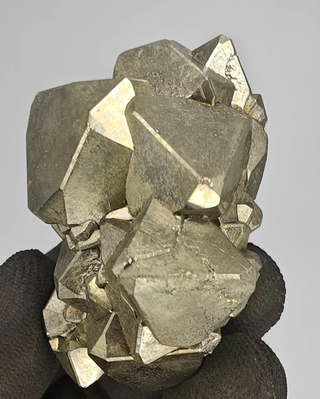 Pyrite Crystals on matrix - Height: 6 cm - Width: 4 cm- 190 g