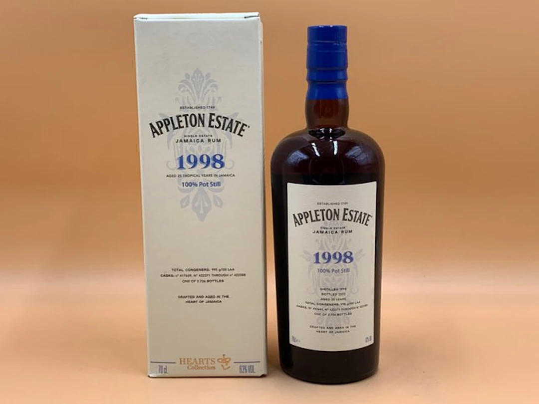 Appleton 1998 25 years old Velier - Hearts Collection - b. 2023 - 70cl