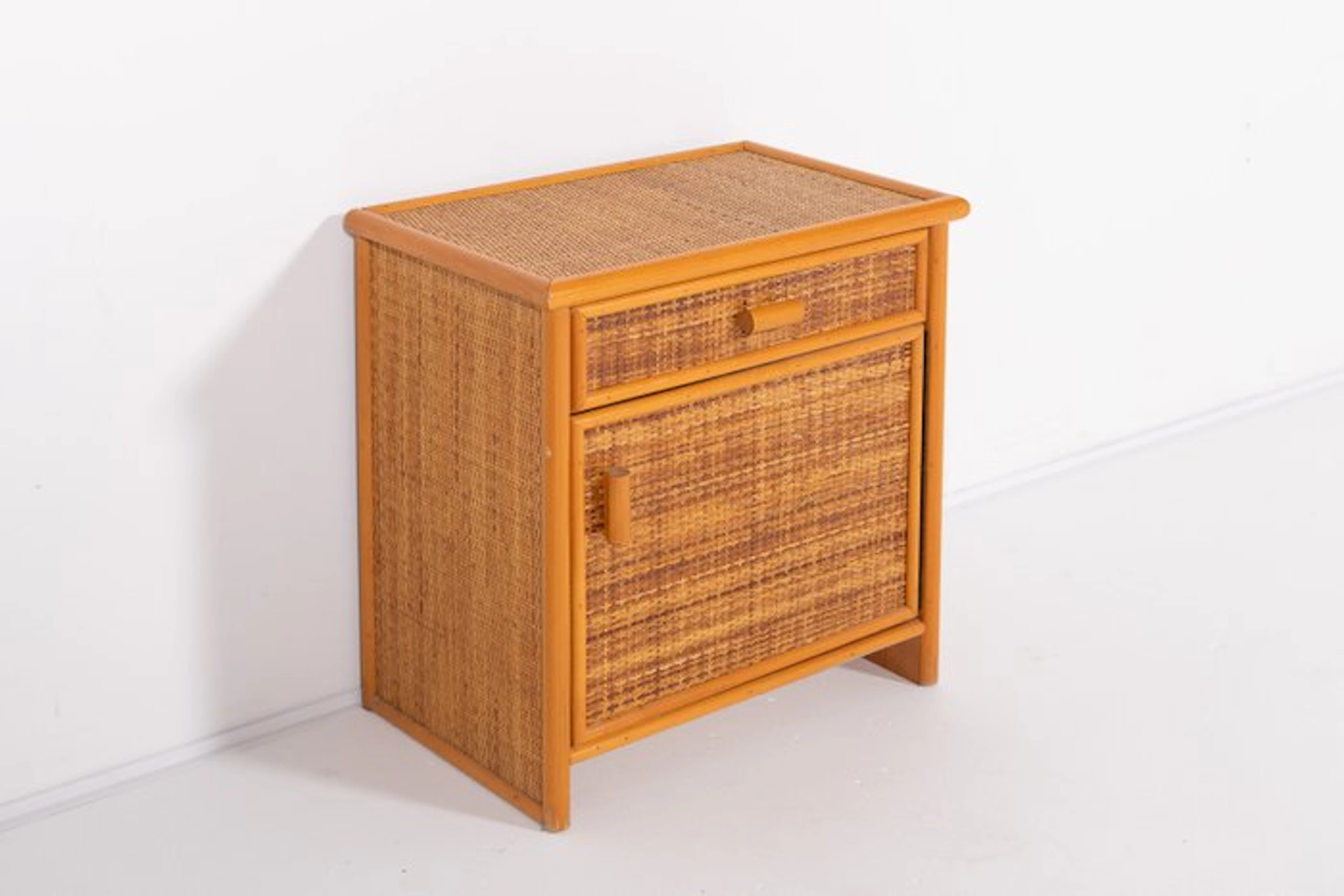 Cupboard - Wood, Rattan, Bamboo