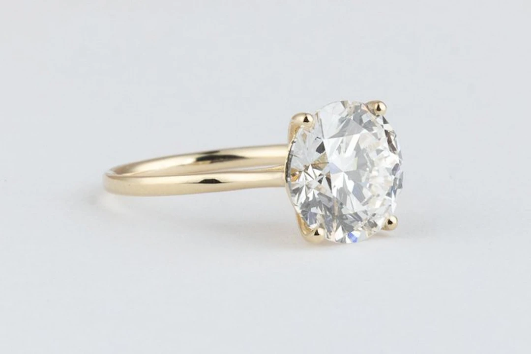 No reserve price - Ring - 14 kt