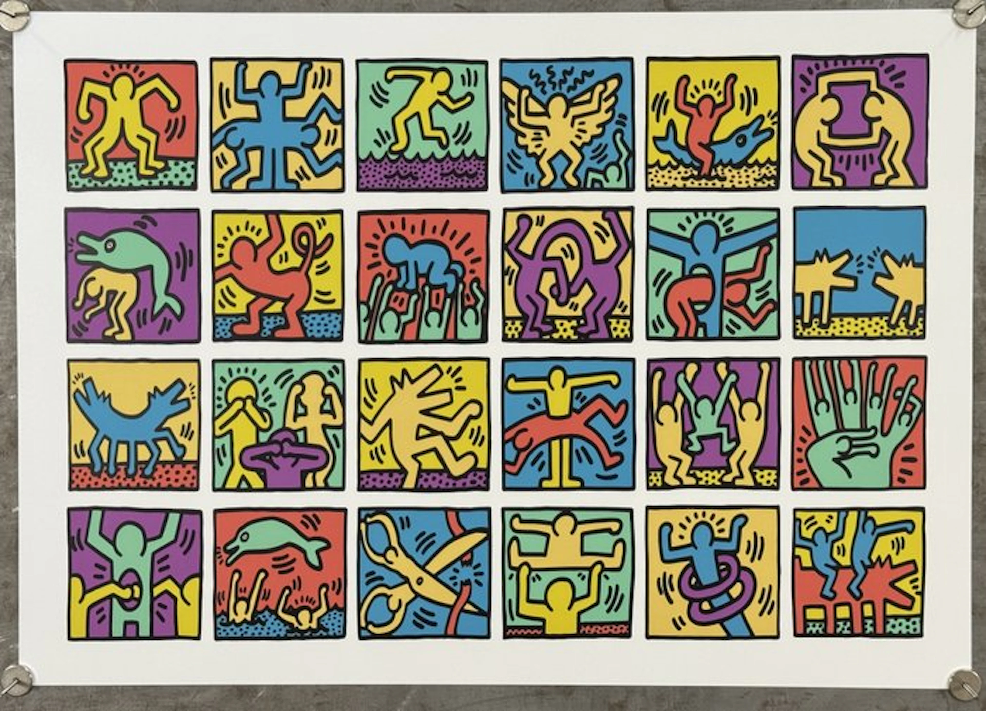 Keith Haring (after) - Pop Art Figures | Iconic Symbols