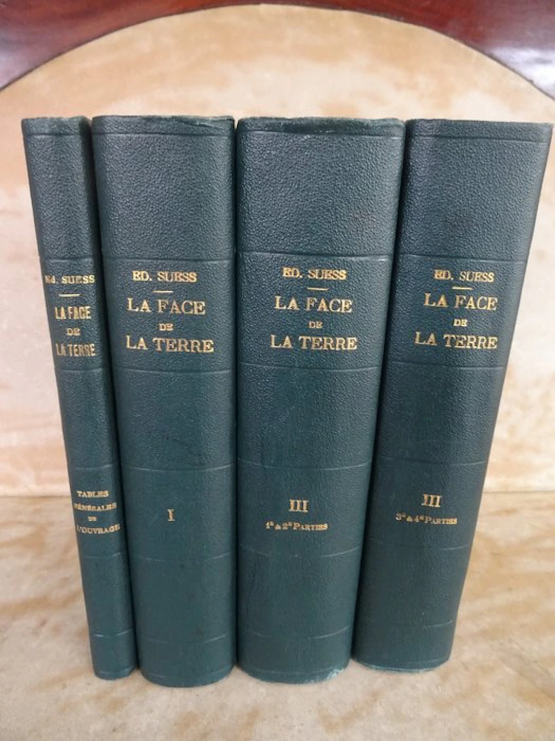 Ed. Suess - La Face de la Terre - 1921-1924