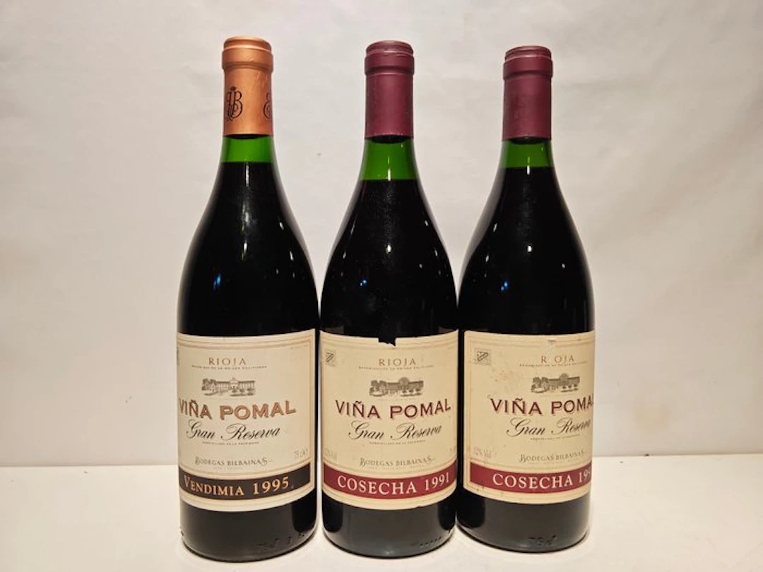 1991 (x2) & 1995 Bodegas Bilbainas