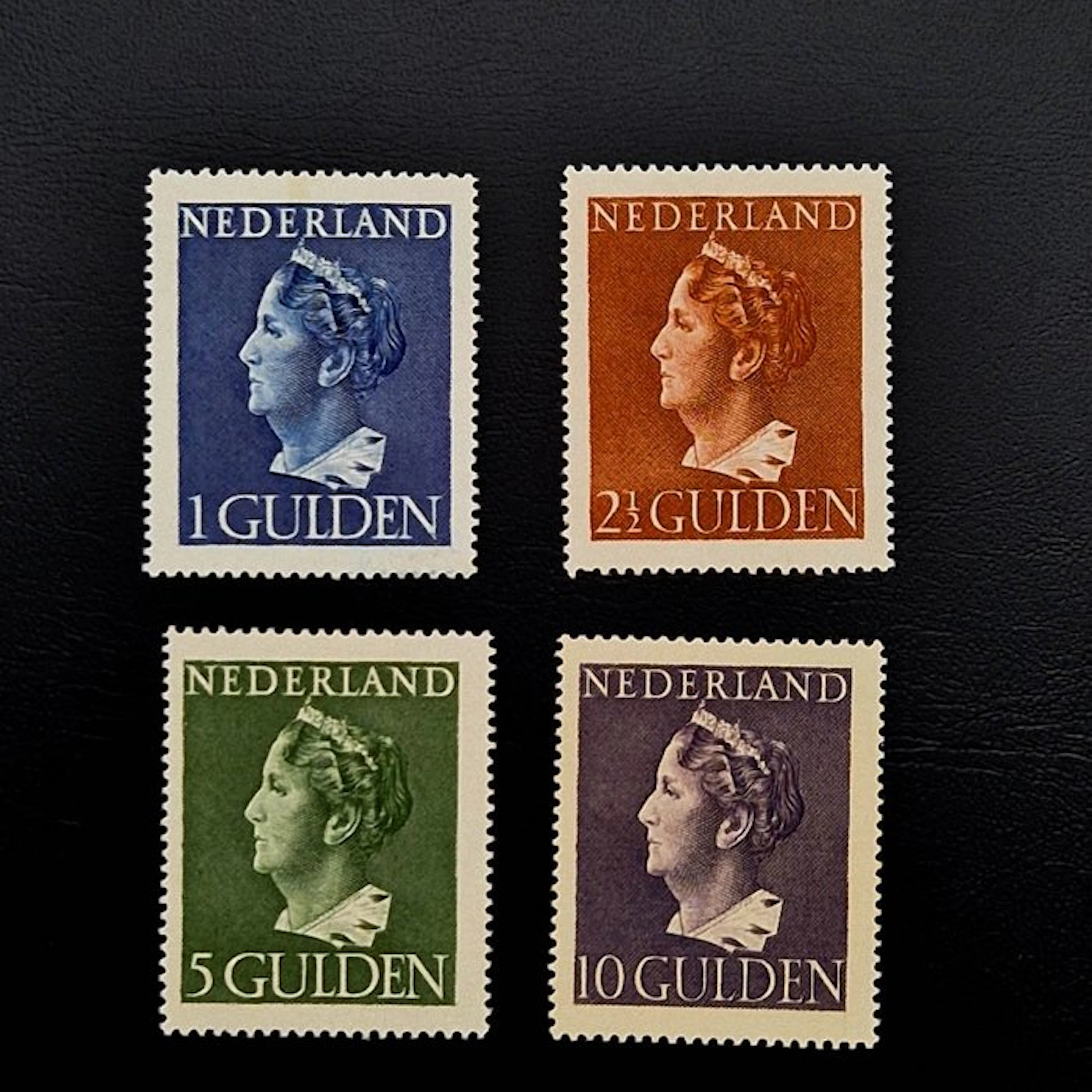 Netherlands 1940 - Queen Wilhelmina 1G through 10G - NVPH 346/349