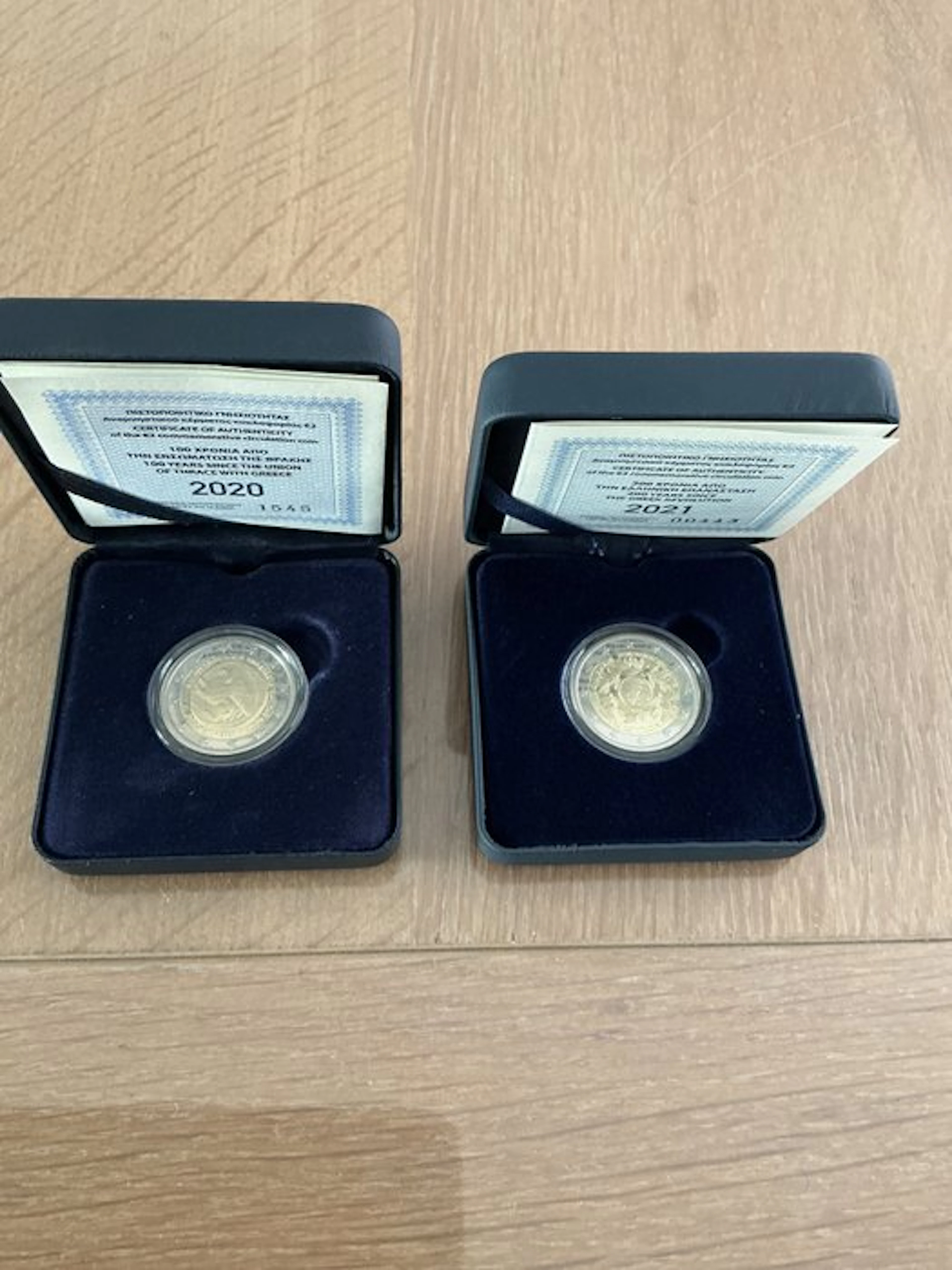 Greece. 2 Euro 2020/2021 "Thrace" + "Greek Revolution" (2...