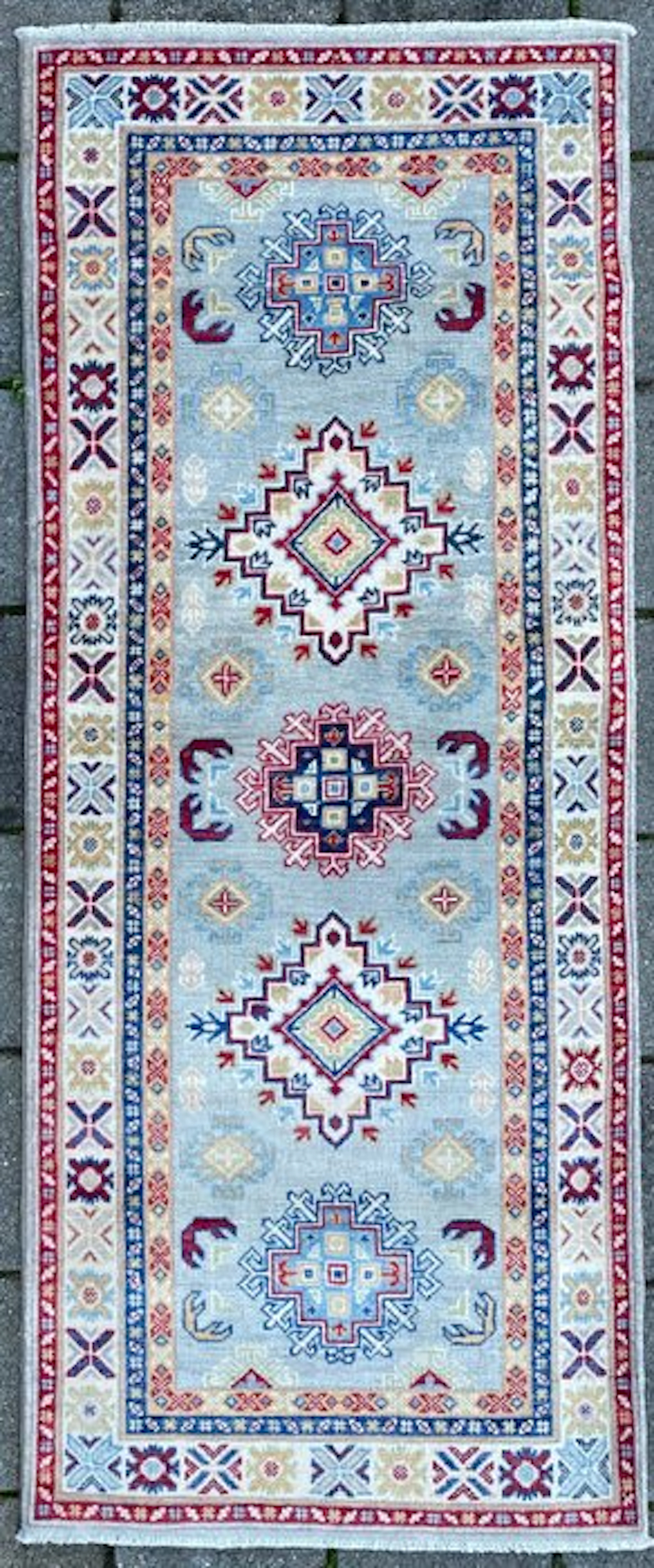Kazak, hand-knotted - Carpet - 201 cm - 80 cm