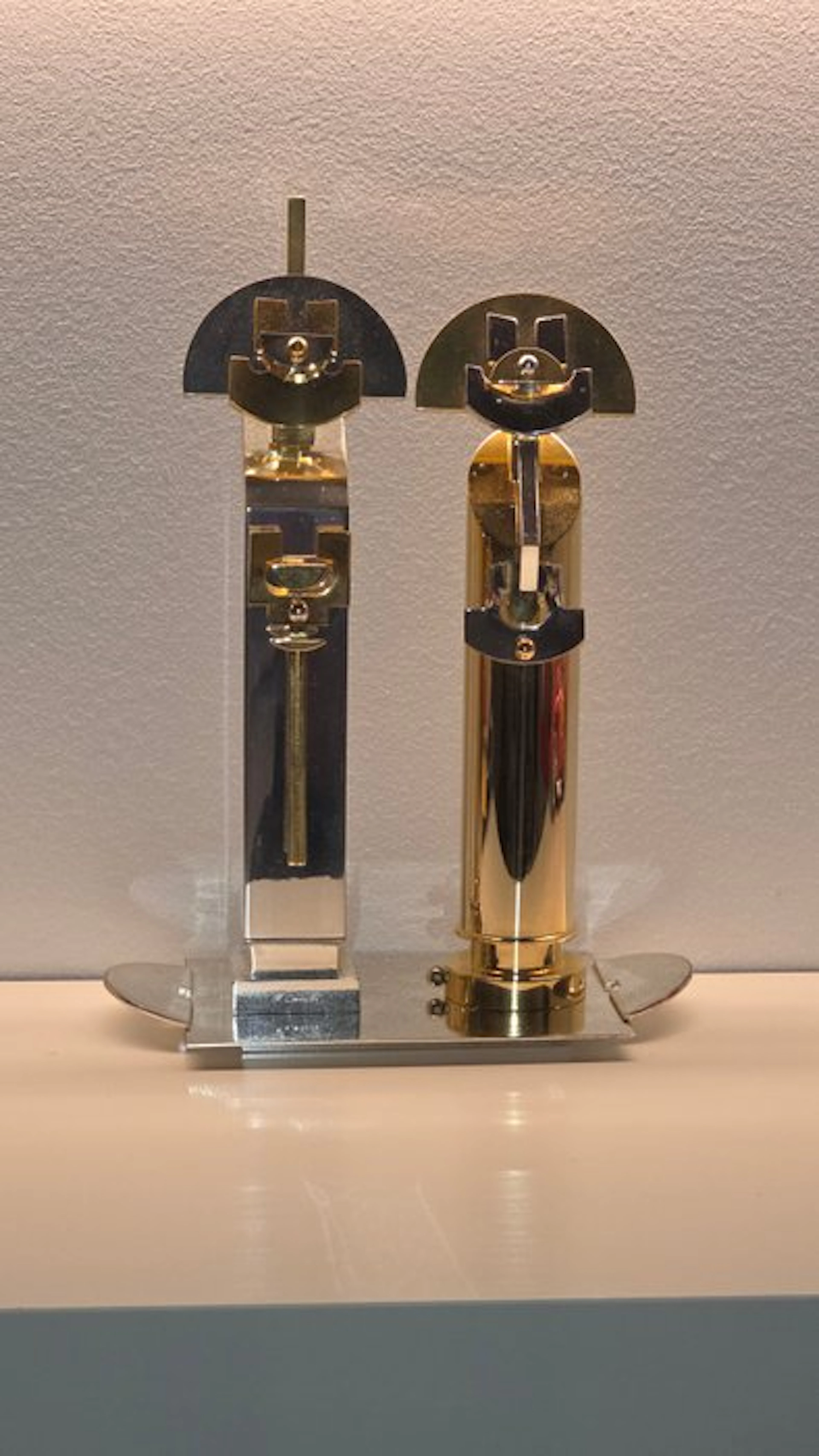 Nado Canuti - Sculpture, Due Samurai - 22 cm - Metal