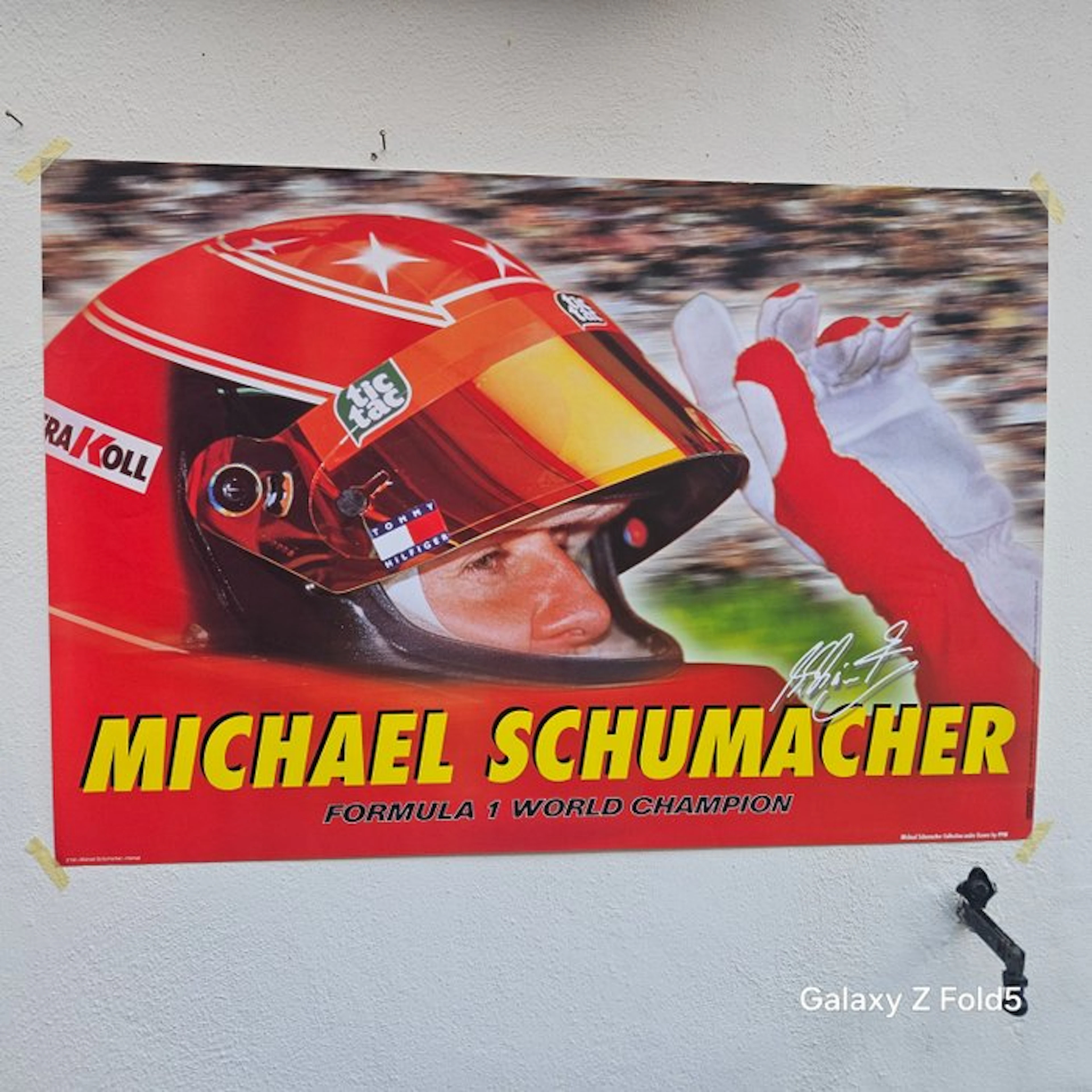 Michel Schumaker FPM - Ferrari Michel Shumaker raro poster - 2000s