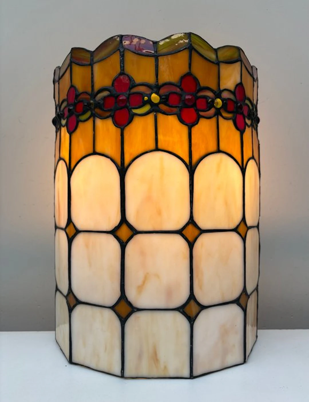 Tiffany (Style) - Wall lamp - Stained glass - Art Deco Style Wall Lamp