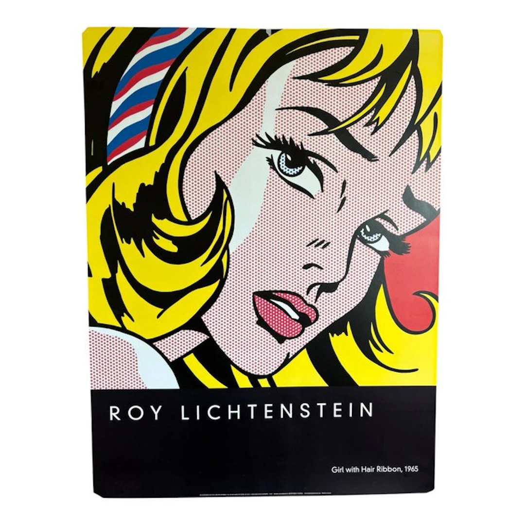 Roy Lichtenstein - Graphique De France - Girl with Hair Ribbon,1965 - 2000s