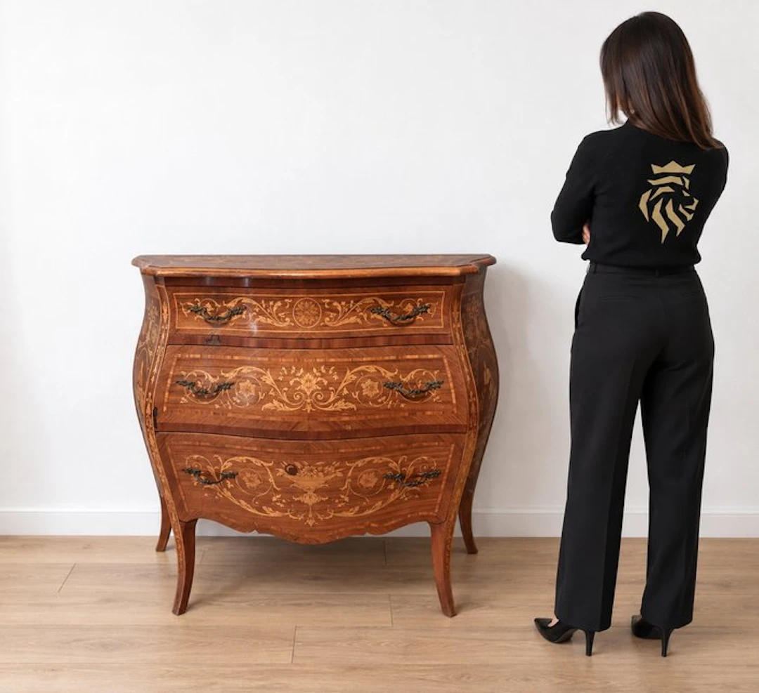Nightstand - Wood - Comoncino Louis XV