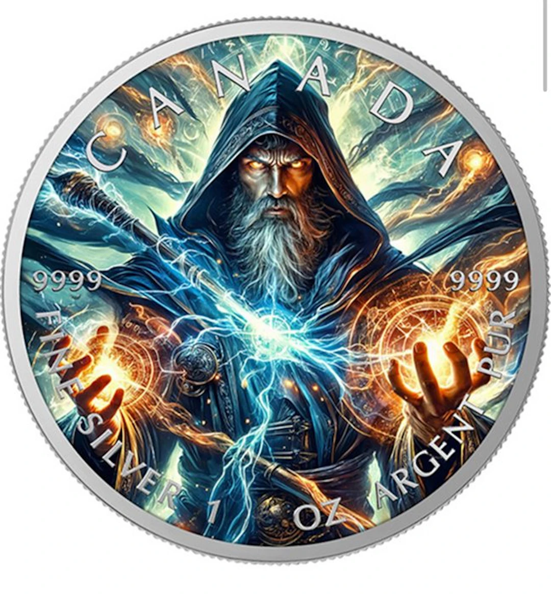 Canada. 5 Dollars 2025 The Wizard 1 Oz (.999)