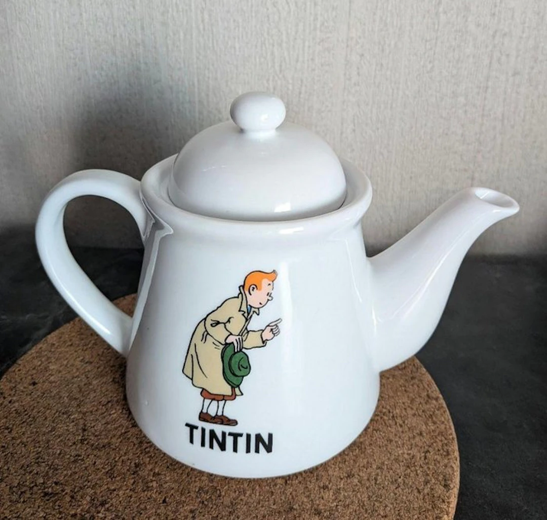 Tintin - 1 Teapot - Chiba Bank - 1988