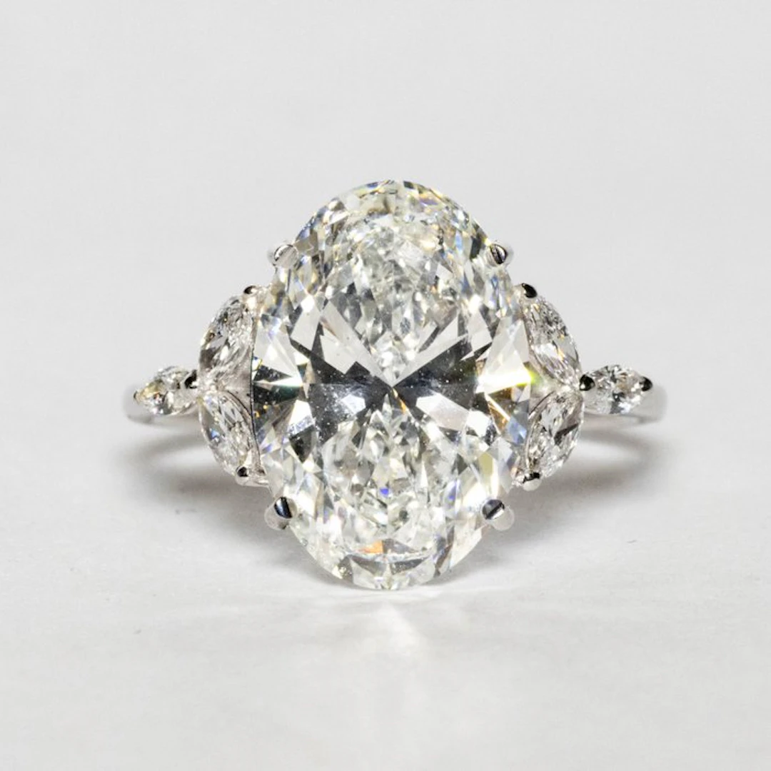 No reserve price - Engagement ring - 18 kt