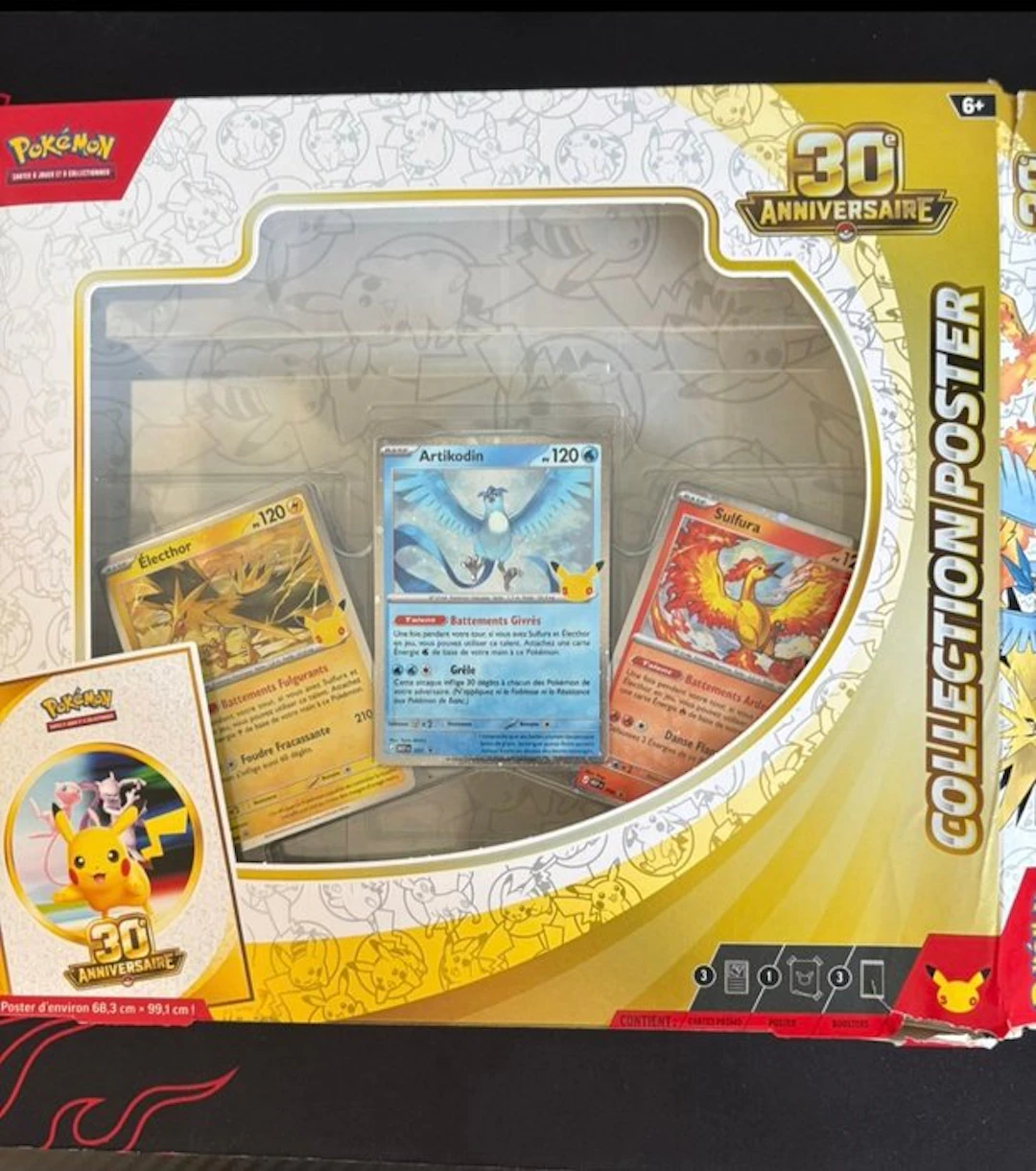 Pokémon - 4 Box - Collection Poster 30e Anniversaire - Various sets
