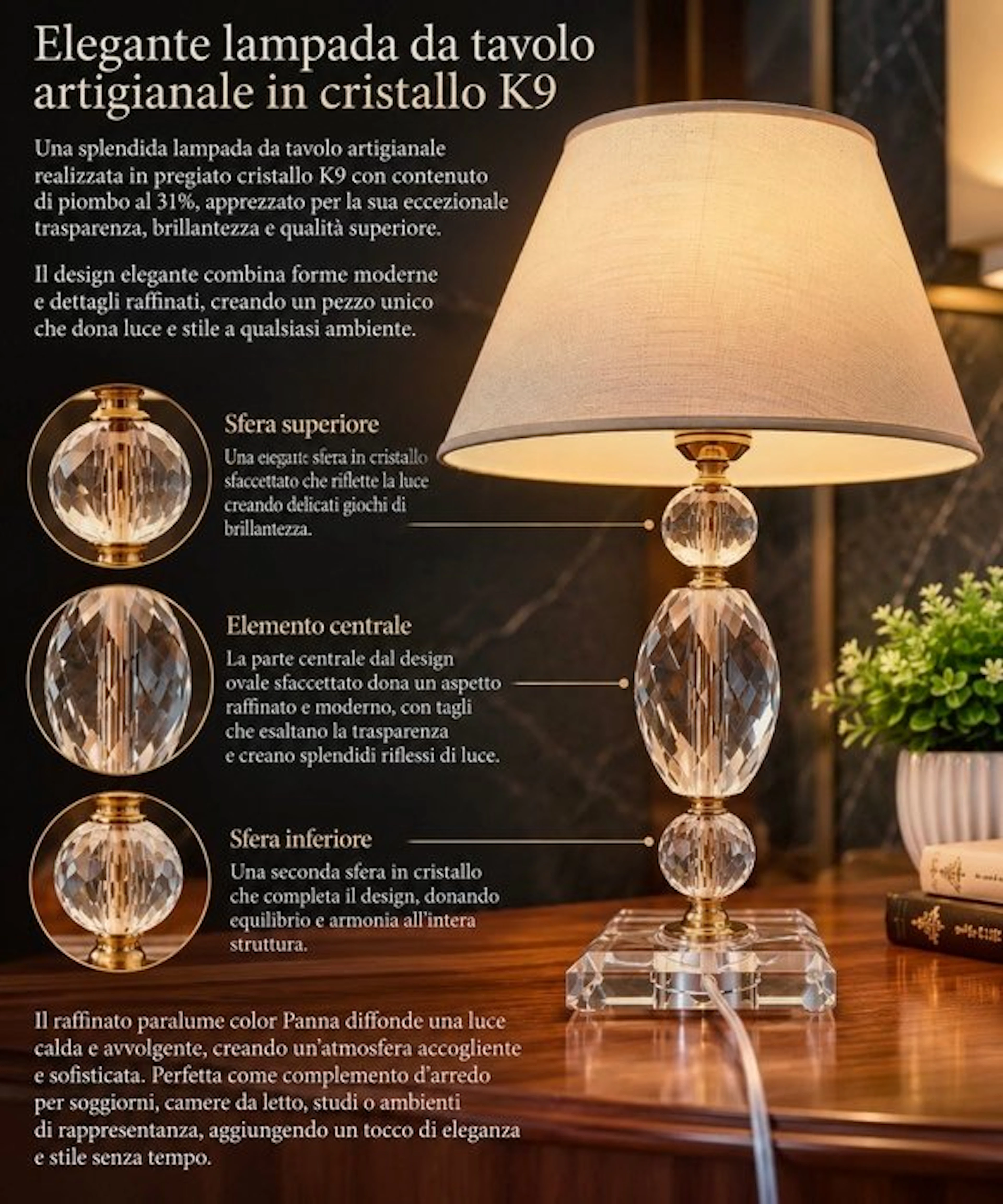 Luminario Design - Rubi – Fatto a Mano in Italia - Table...