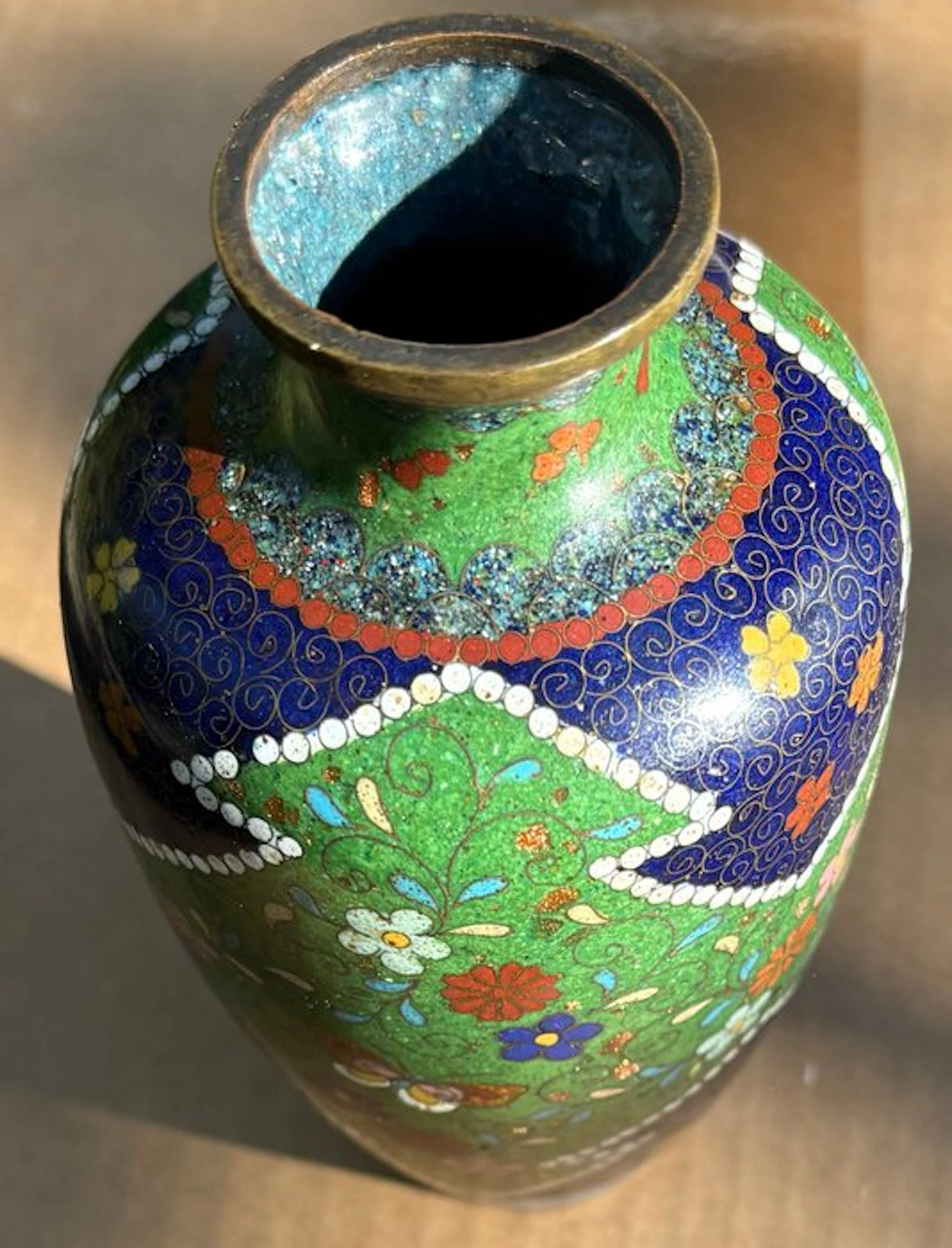 Vase - Bronze - Japan - Japanese cloisonné vase (No reserve price)