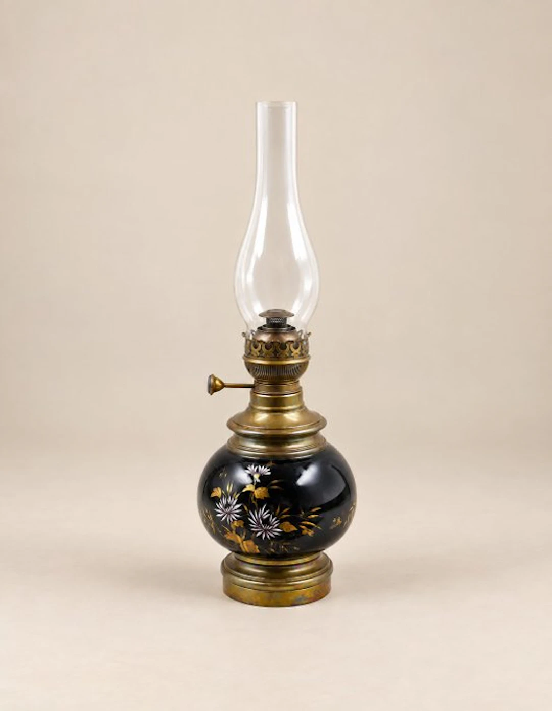 BEG Gladiator Paris - Kerosene lamp - Glass, Brass, Ceramic
