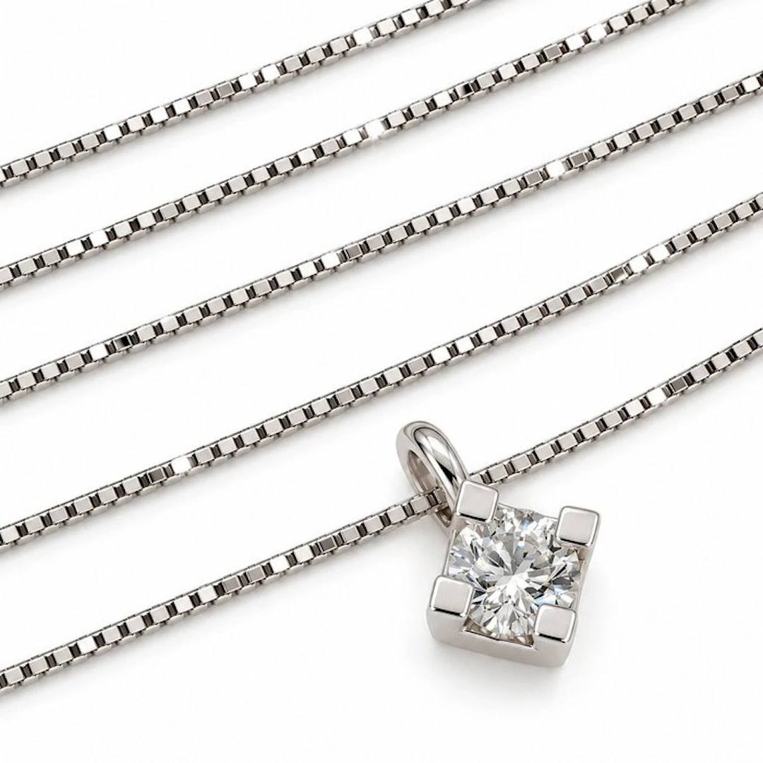 No reserve price - Necklace with pendant - 18 kt