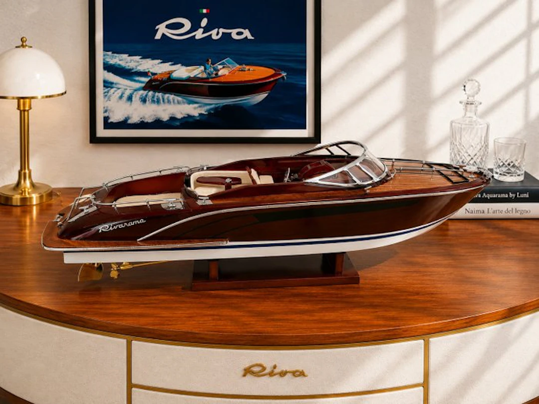 Riva RAMA maquette de luxe bois modelisme 53cm 1:14 - Model boat