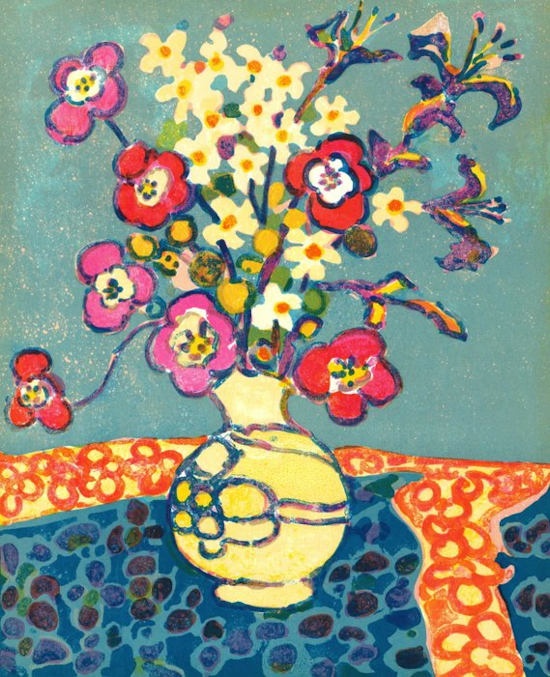 Gérard Vieillevie (1939-1992) - Bouquet champêtre