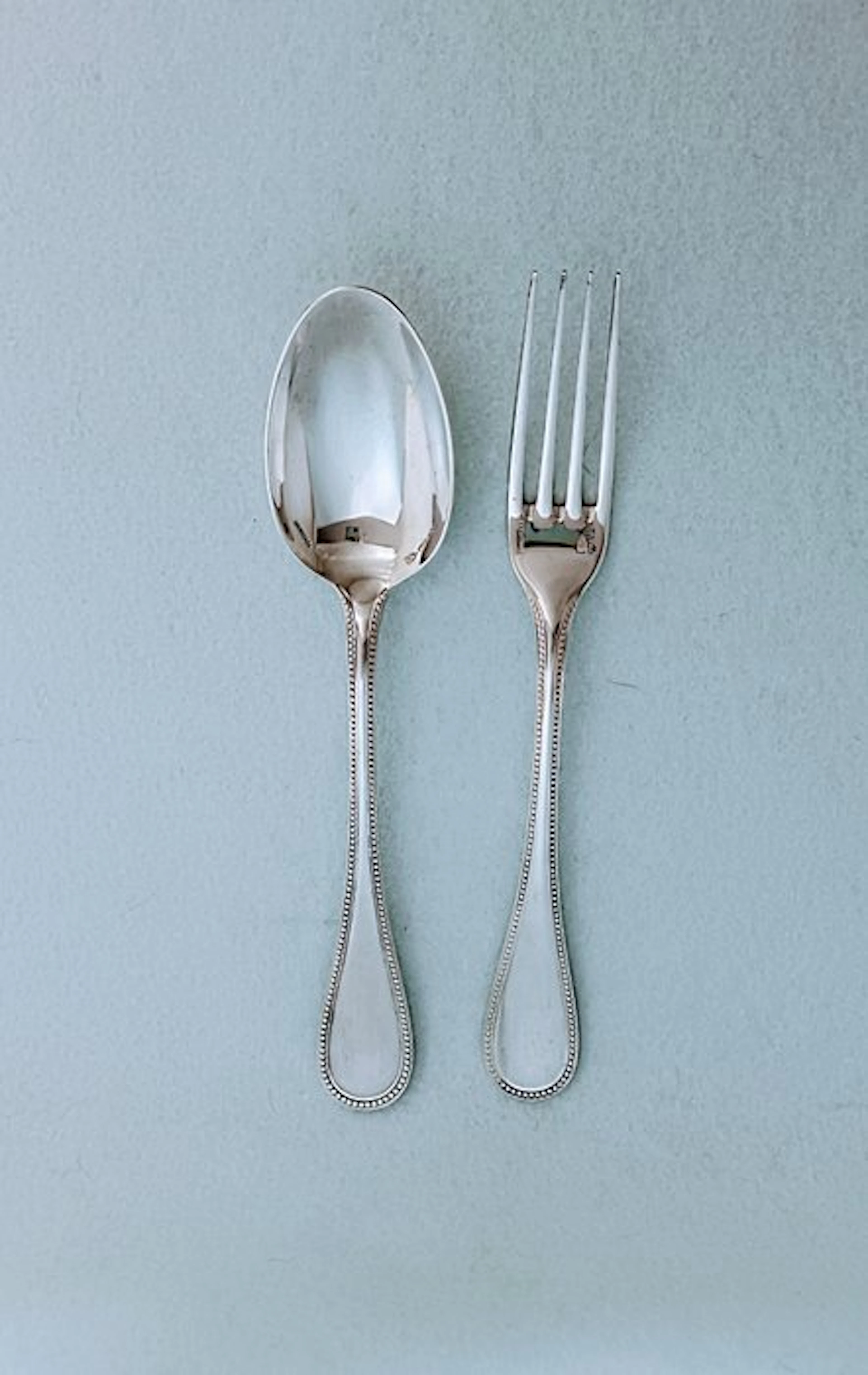 Christofle - Table service (2) - Perles - .925 silver